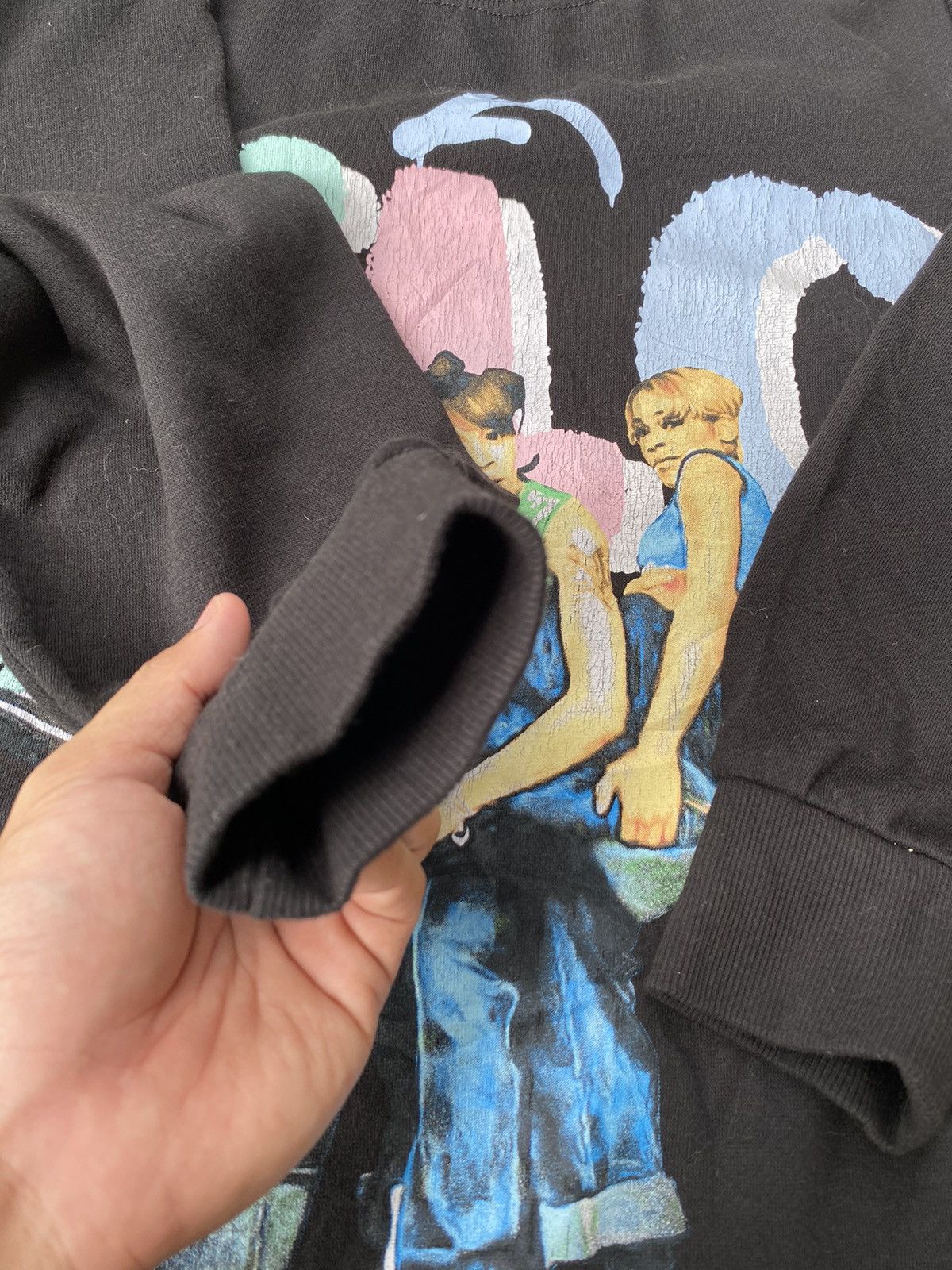 Rap Tees Rare🔥TLC 1992 HipHop Raptee Sweatshirt Size US XL / EU 56 / 4 - 8 Thumbnail