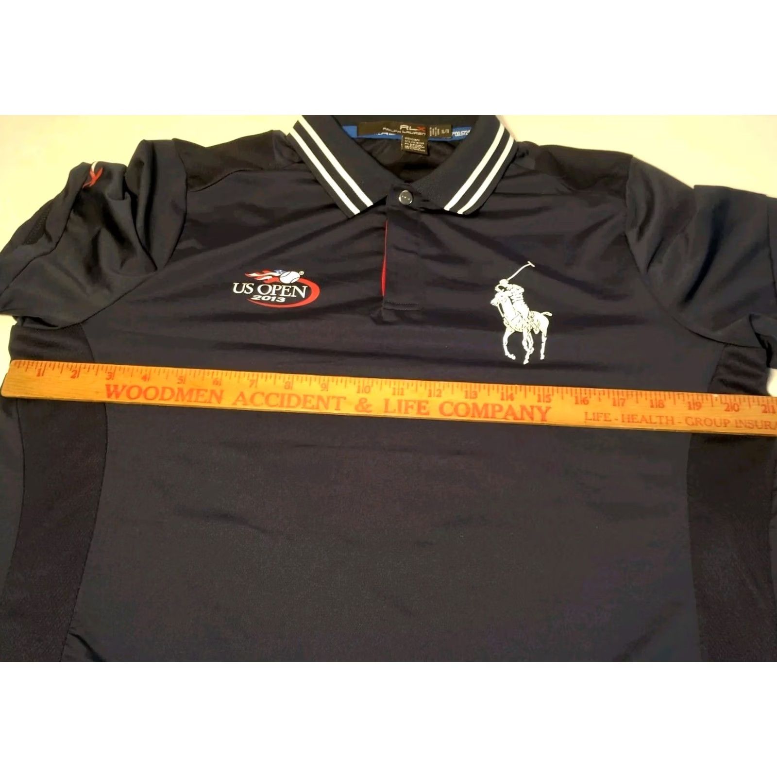 RLX Ralph Lauren Ralph Lauren RLX Polo Shirt Women XL US Open 2013 Tennis Blue Performance Size XL / US 12-14 / IT 48-50 - 3 Thumbnail