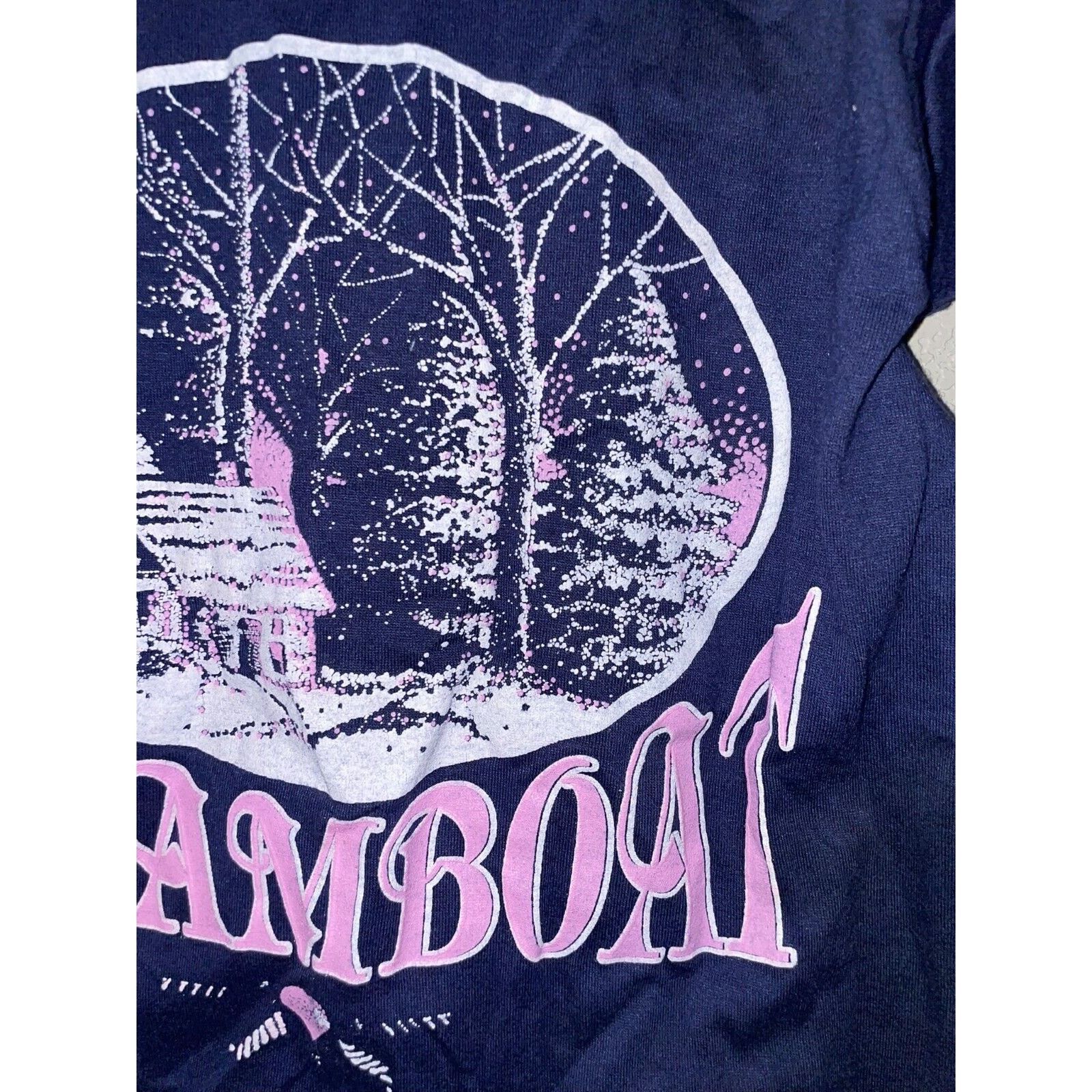 Jerzees Vintage Test Print Shirt Frisbie's Smile Shop Steamboat Tee Size US S / EU 44-46 / 1 - 11 Thumbnail