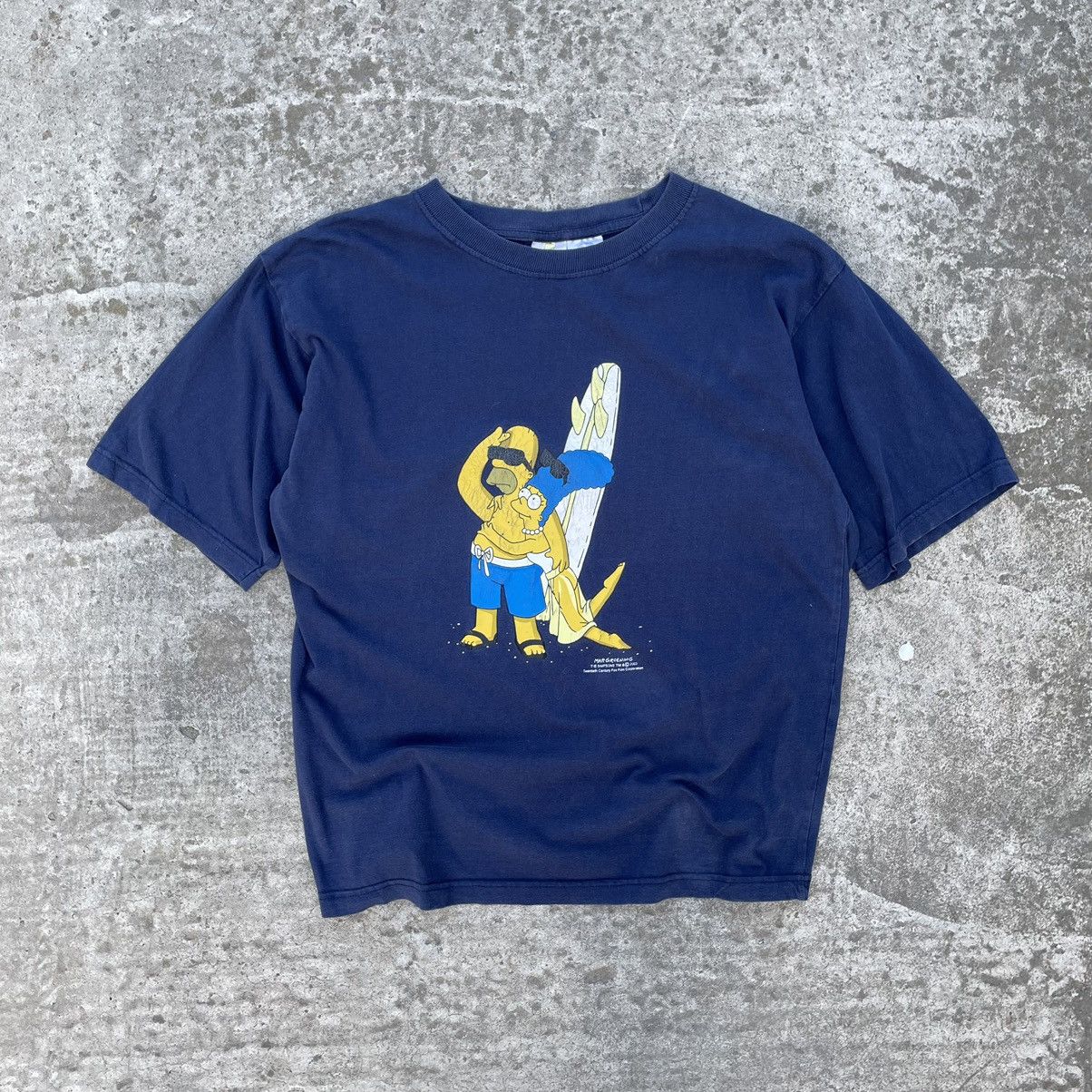 The Simpsons × Vintage Vintage T-shirts Homer and Marge Simpson 00s Big Logo Size US L / EU 52-54 / 3 - 1 Thumbnail