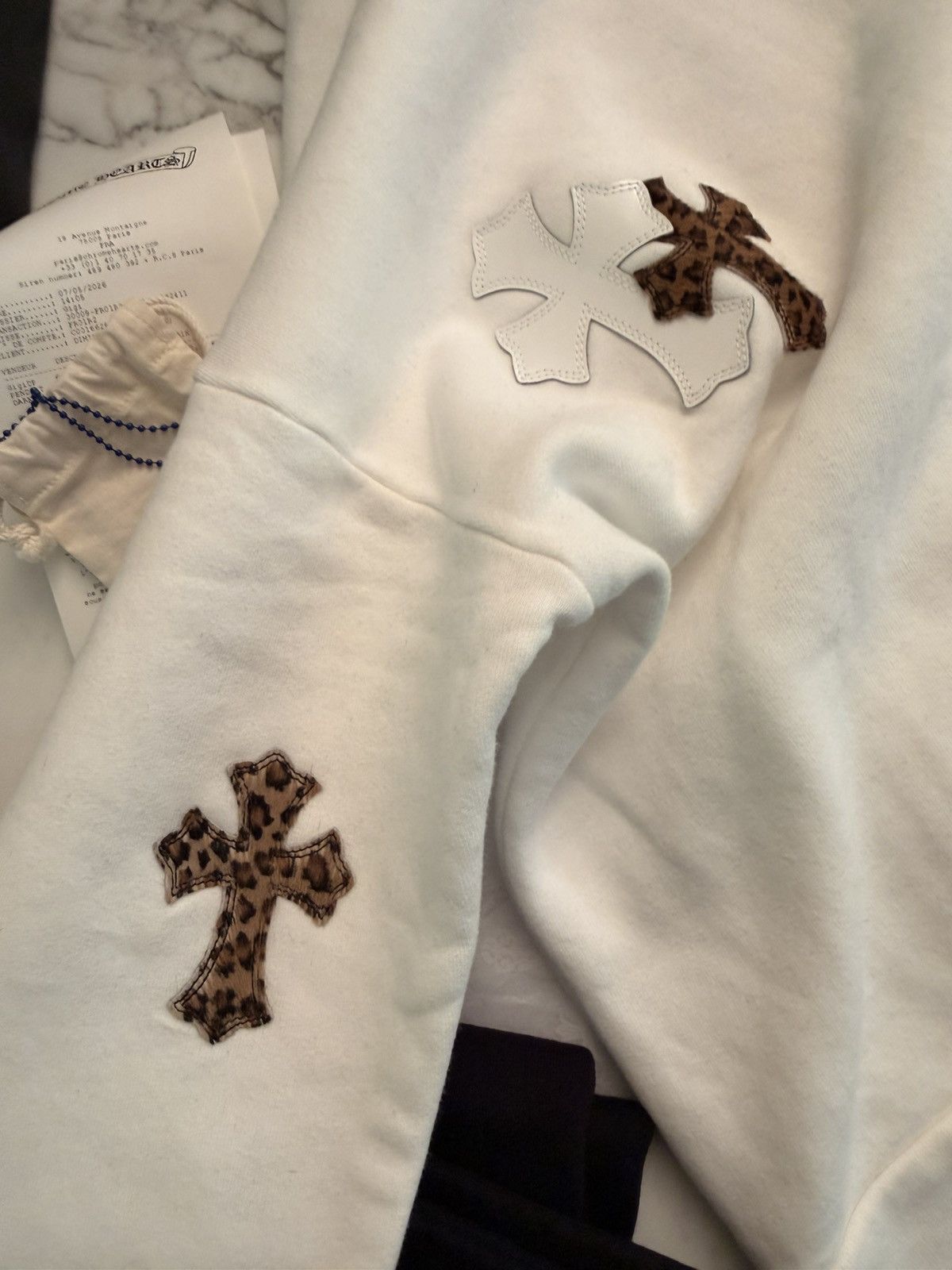 Chrome Hearts Crewneck 1/4 zip white patches Size US S / EU 44-46 / 1 - 4 Thumbnail