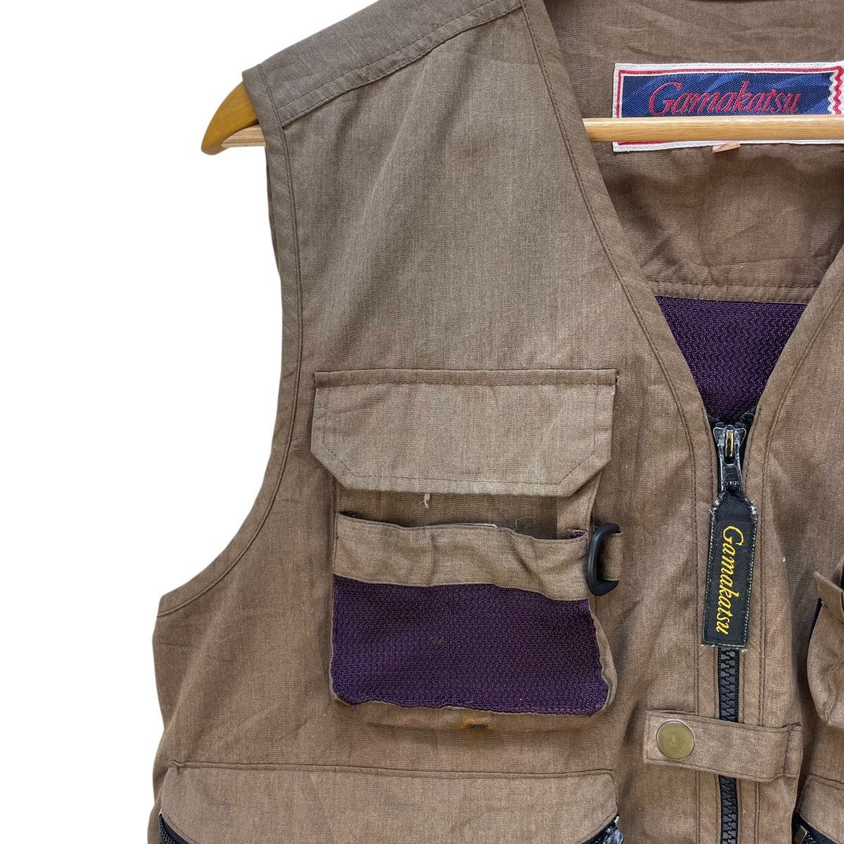 Japanese Brand 🔥Vintage Gamakatsu Big Water Sports Tactical Vest Jacket Size US M / EU 48-50 / 2 - 3 Thumbnail