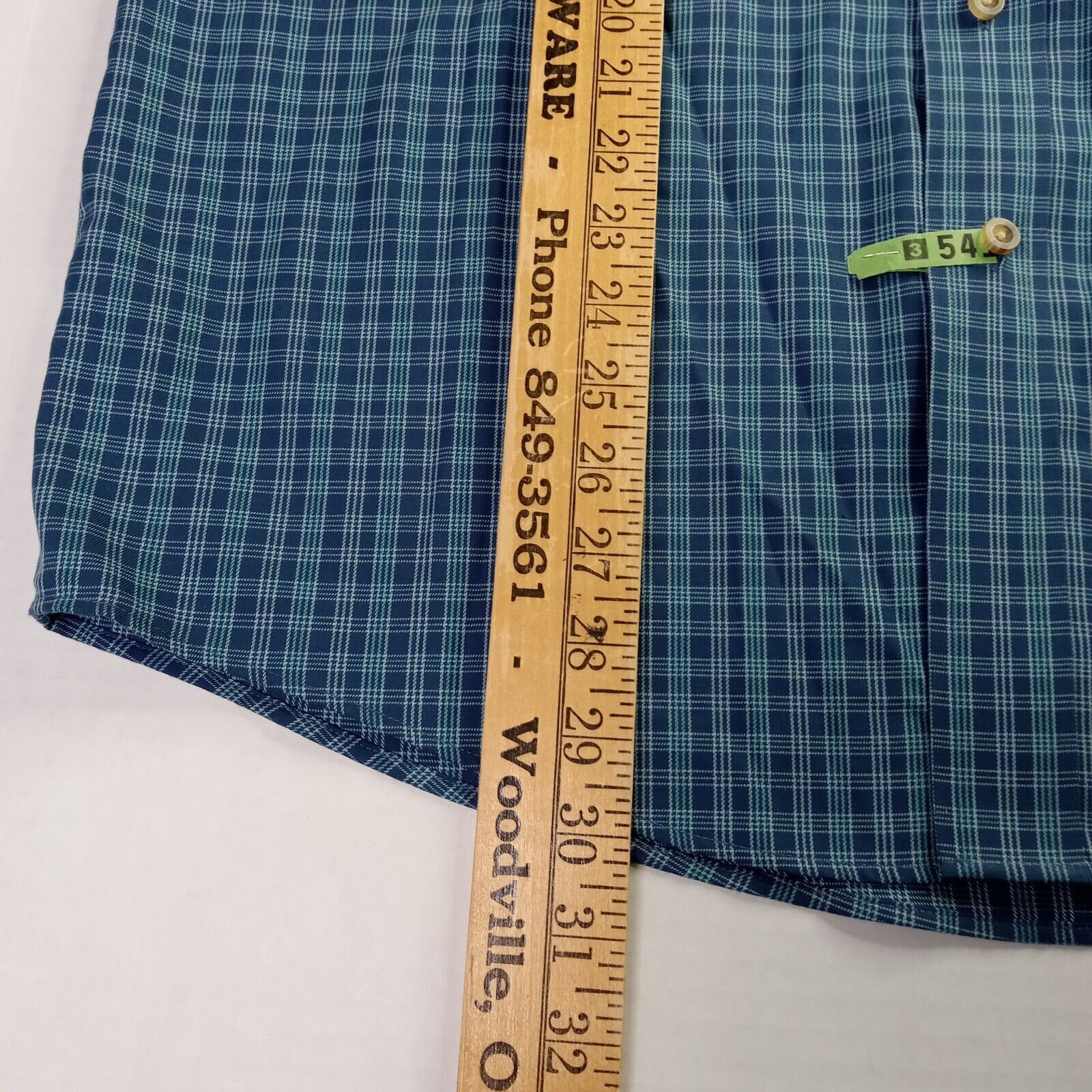 L.L. Bean L.L. Bean Traditional Fit Shirt Men's M Blue Green Check Size US M / EU 48-50 / 2 - 6 Thumbnail