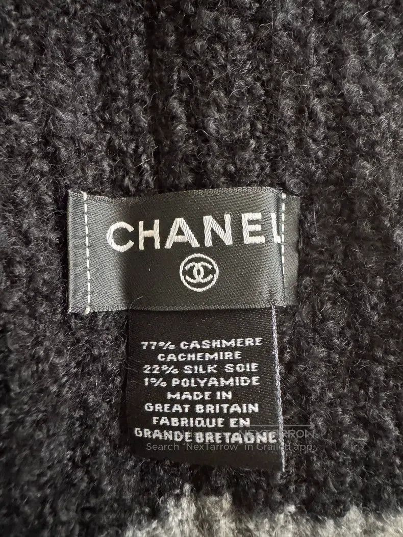 Chanel Chanel Black and grey cold hat Size ONE SIZE - 4 Thumbnail