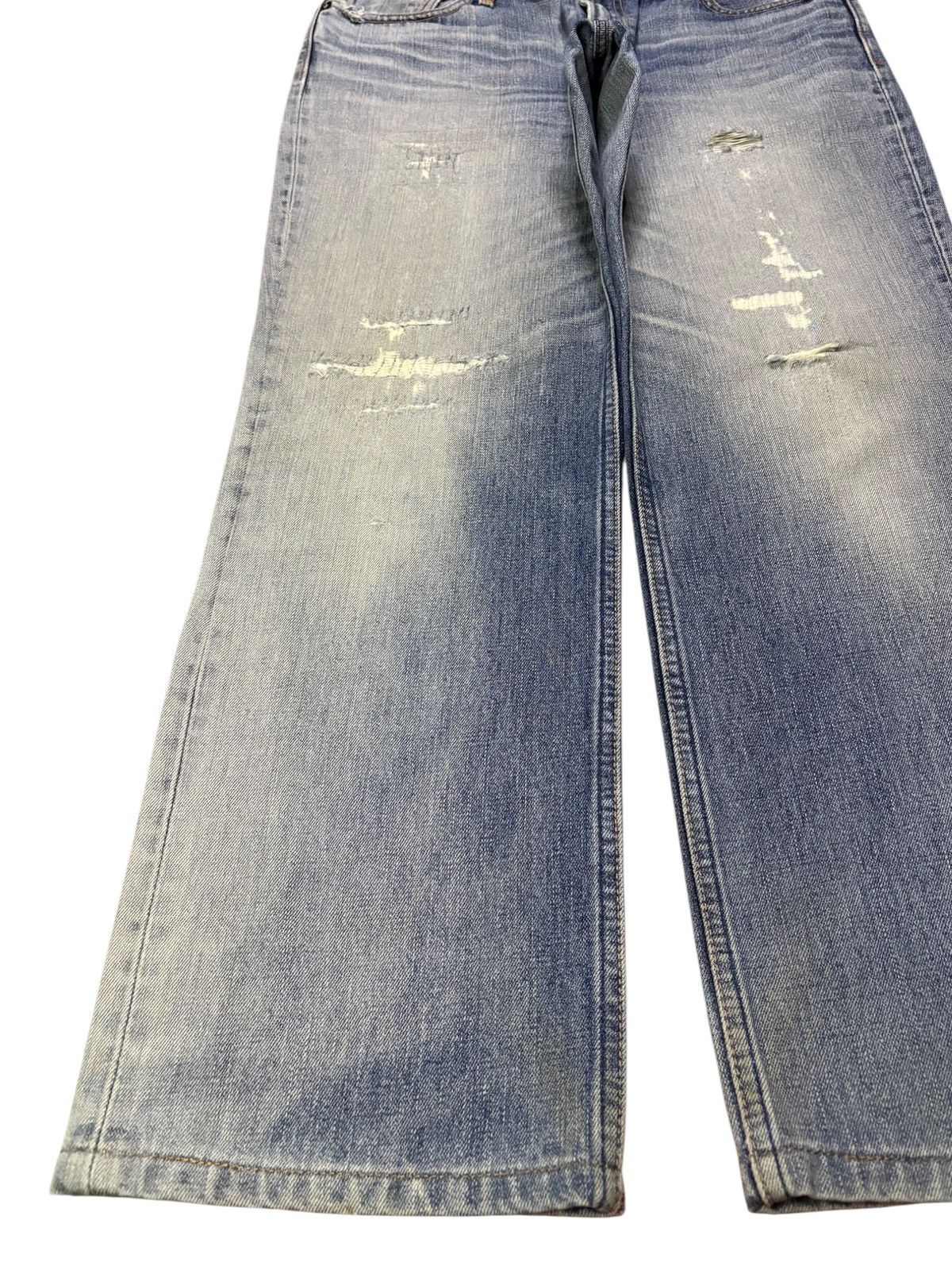 Levi's Vintage 90s Levis 502 Faded Wash Distressed Baggy Jeans Size US 34 / EU 50 - 6 Thumbnail