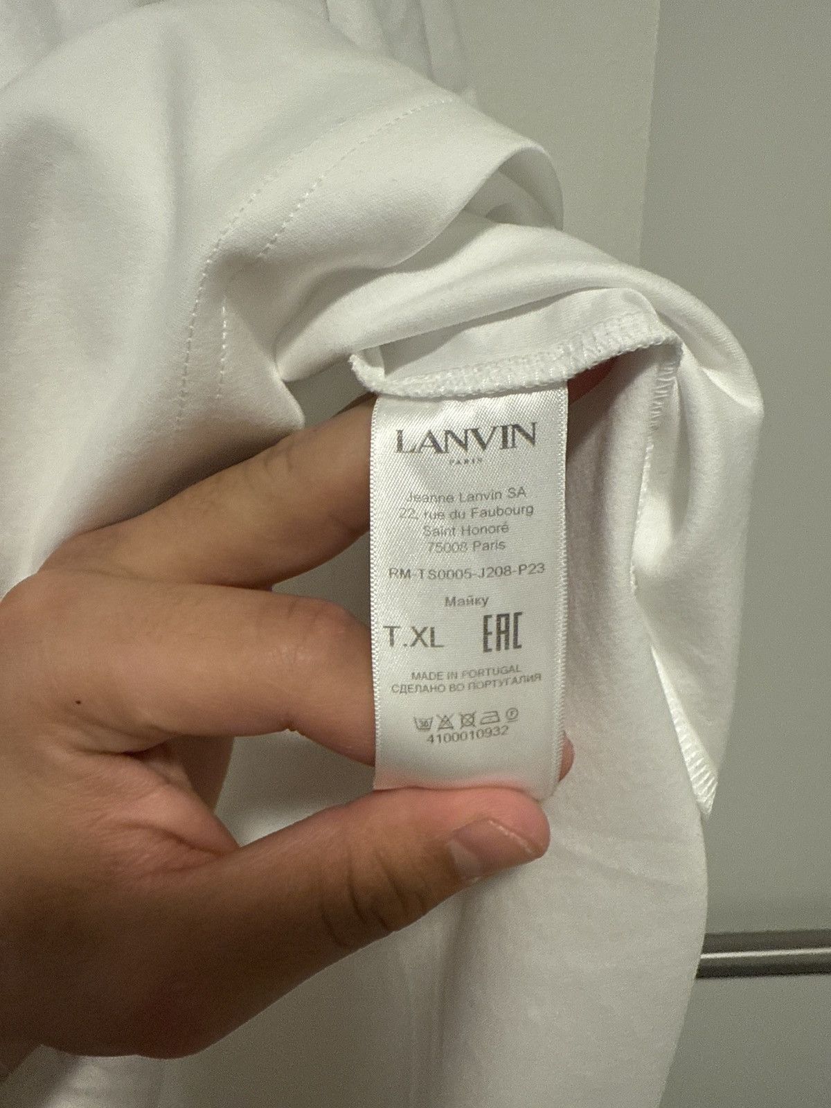 Lanvin Lanvin t shirt Size US XL / EU 56 / 4 - 3 Thumbnail