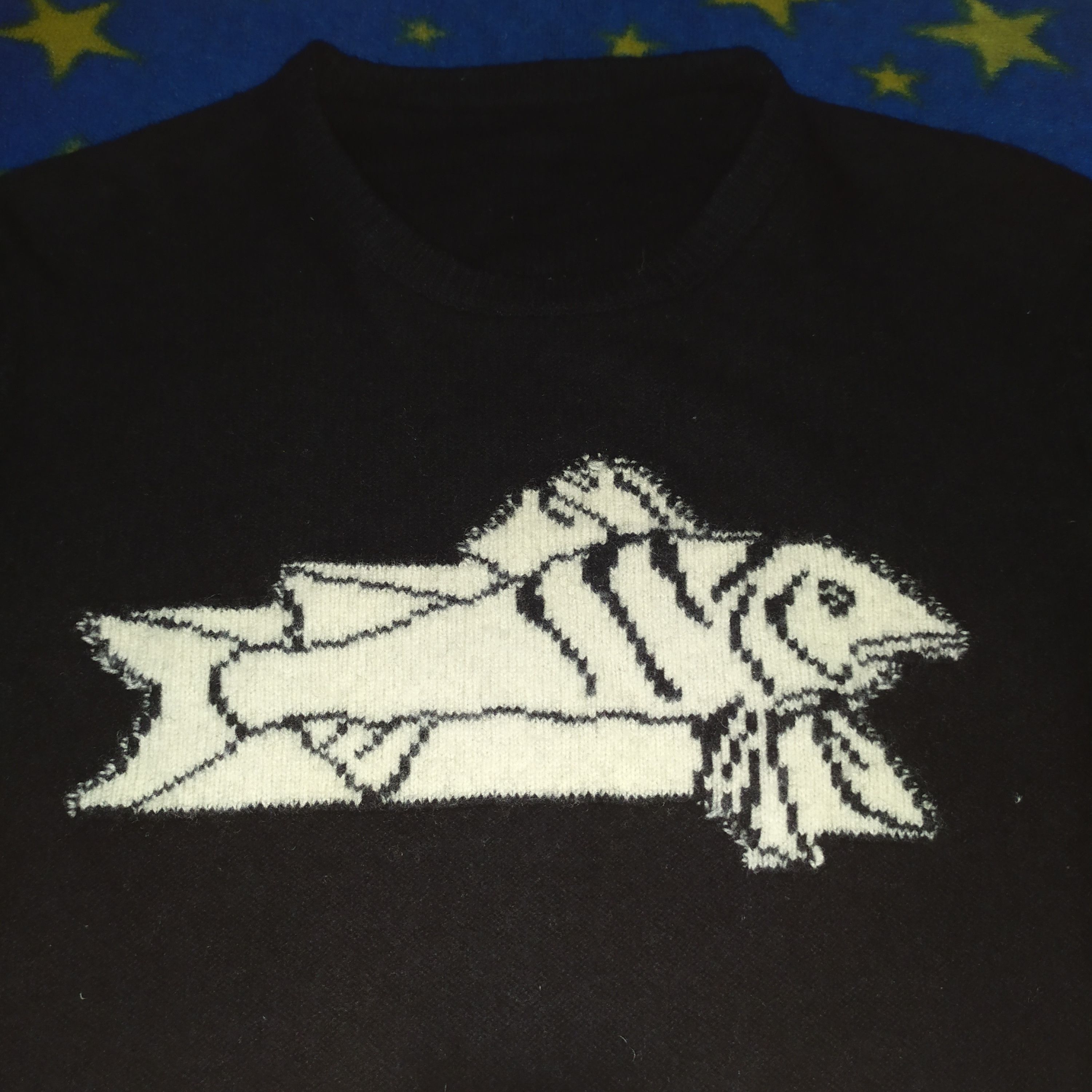 Designer × JW Anderson × Japanese Brand Uniqlo JW Anderson Intarsia Fish Sweater Wool S/S 17 Size M / US 6-8 / IT 42-44 - 5 Thumbnail