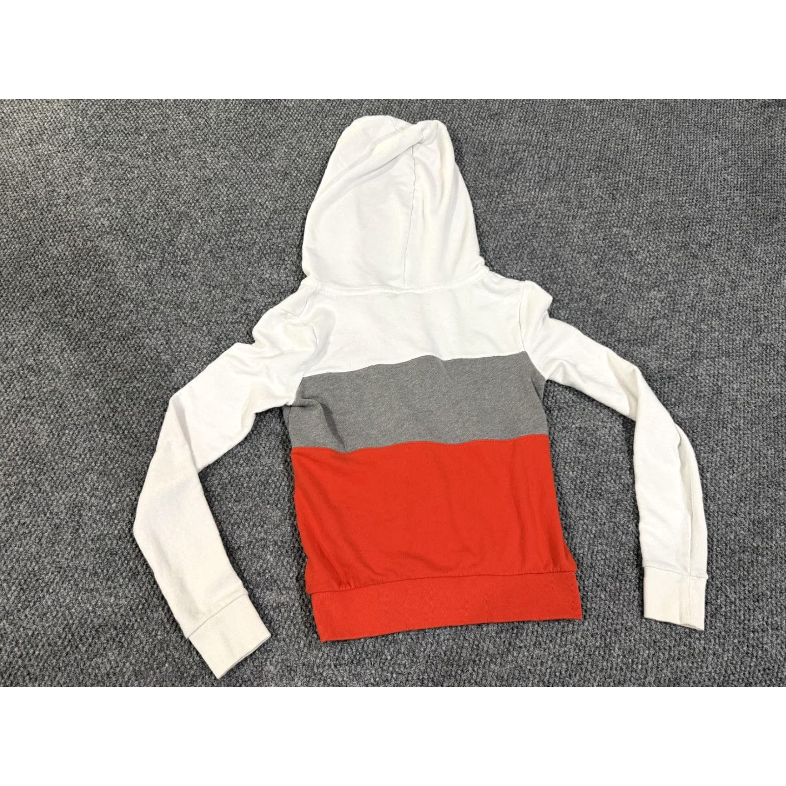 Pinko PINK Victoria's Secret Hoodie Juniors XS White Gray Red Colorblock Full Zip Logo Size XS / US 0-2 / IT 36-38 - 5 Thumbnail