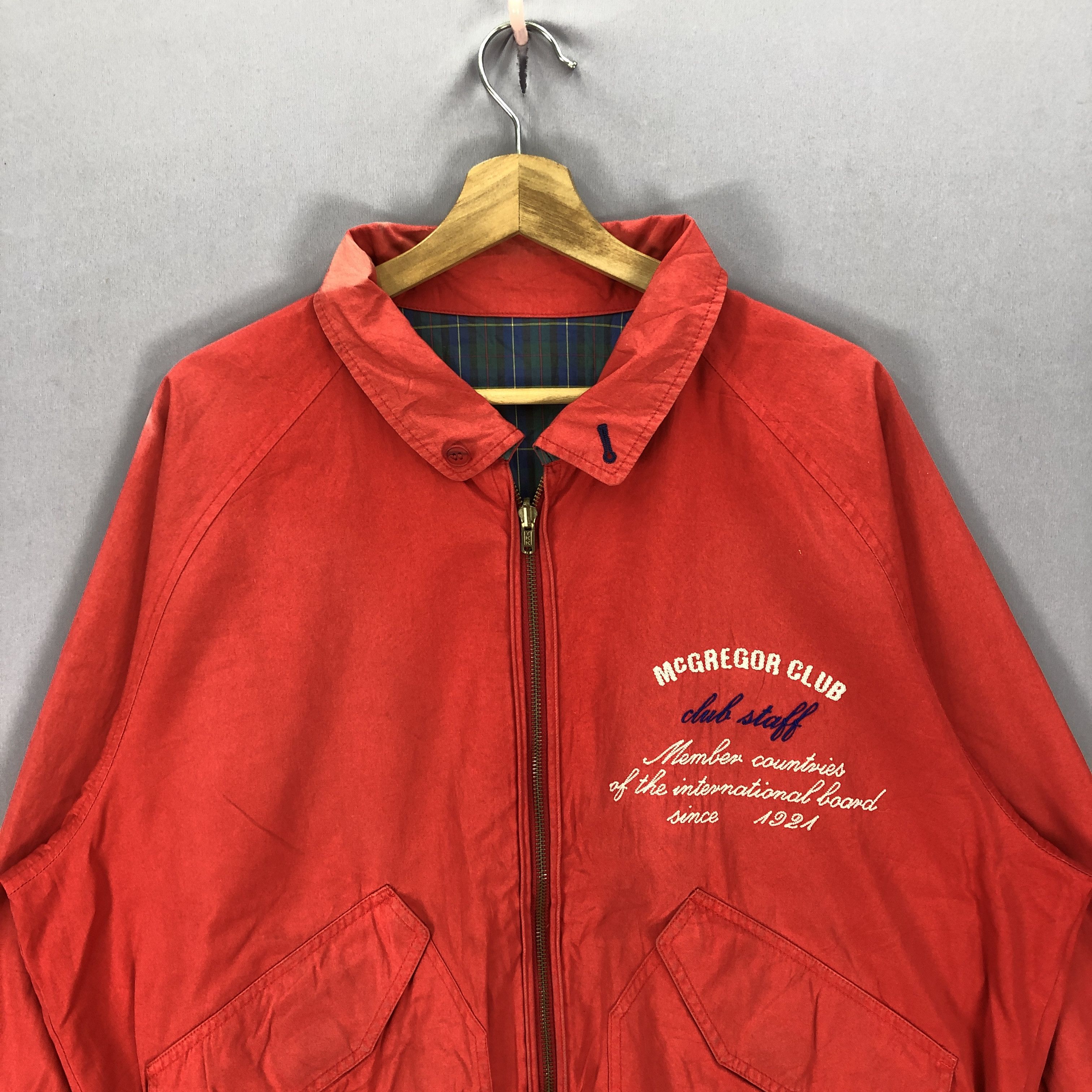 McGregor × Vintage Vintage 90s Mc Gregor Reversible Checkered Zipper Jackets Size US XL / EU 56 / 4 - 3 Thumbnail