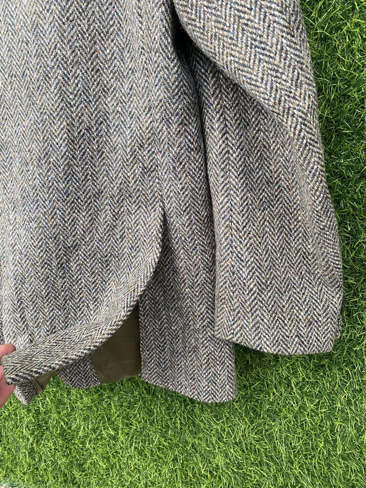 Harris Tweed Vintage Harris Tweed style herringbone wool blazer Size 40S - 5 Thumbnail