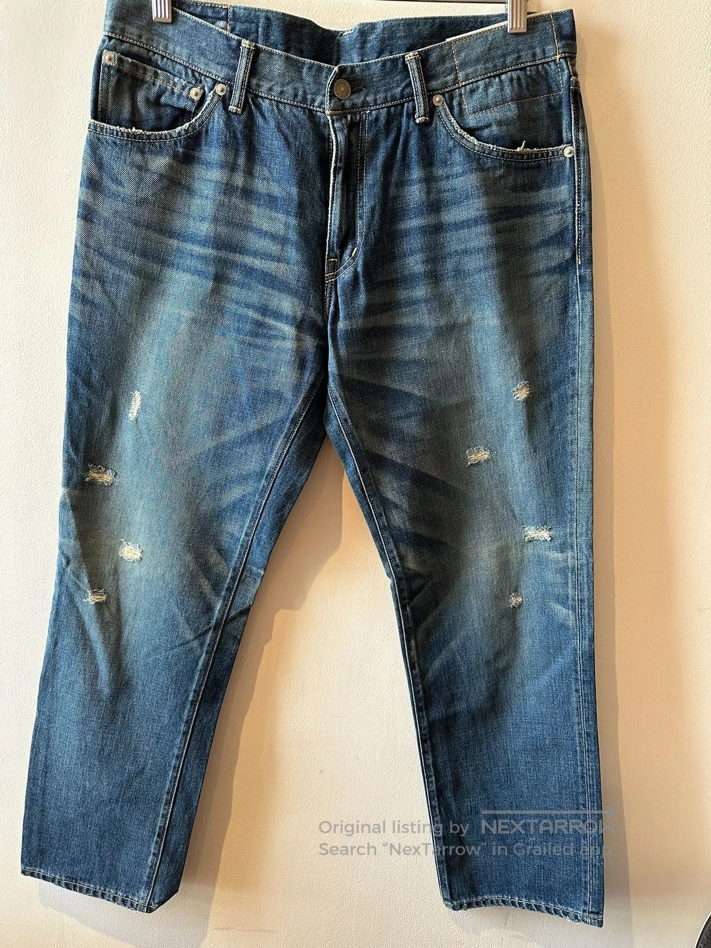 Visvim visvim distressed wash jeans social sculpture. Size US 36 / EU 52 - 2 Thumbnail