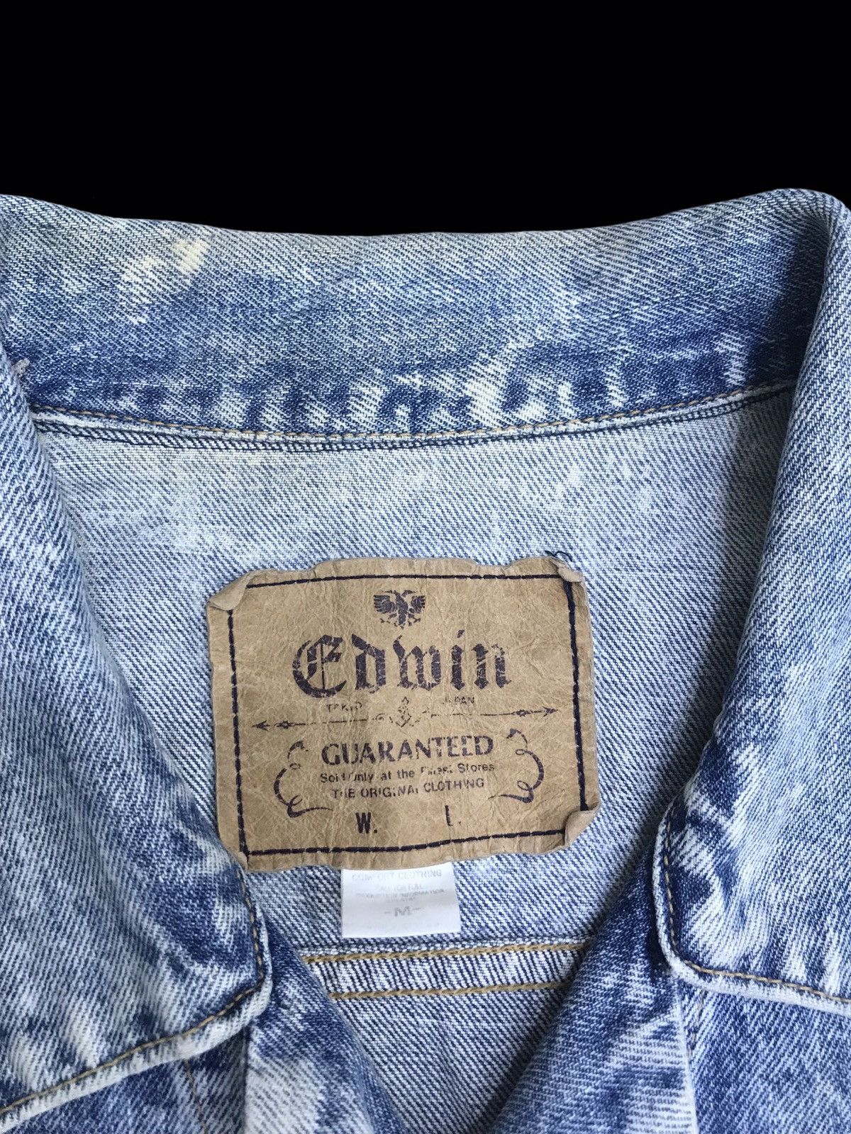 Edwin Vintage EDWIN Over Size Dirty Trucker Jacket Size US M / EU 48-50 / 2 - 4 Thumbnail