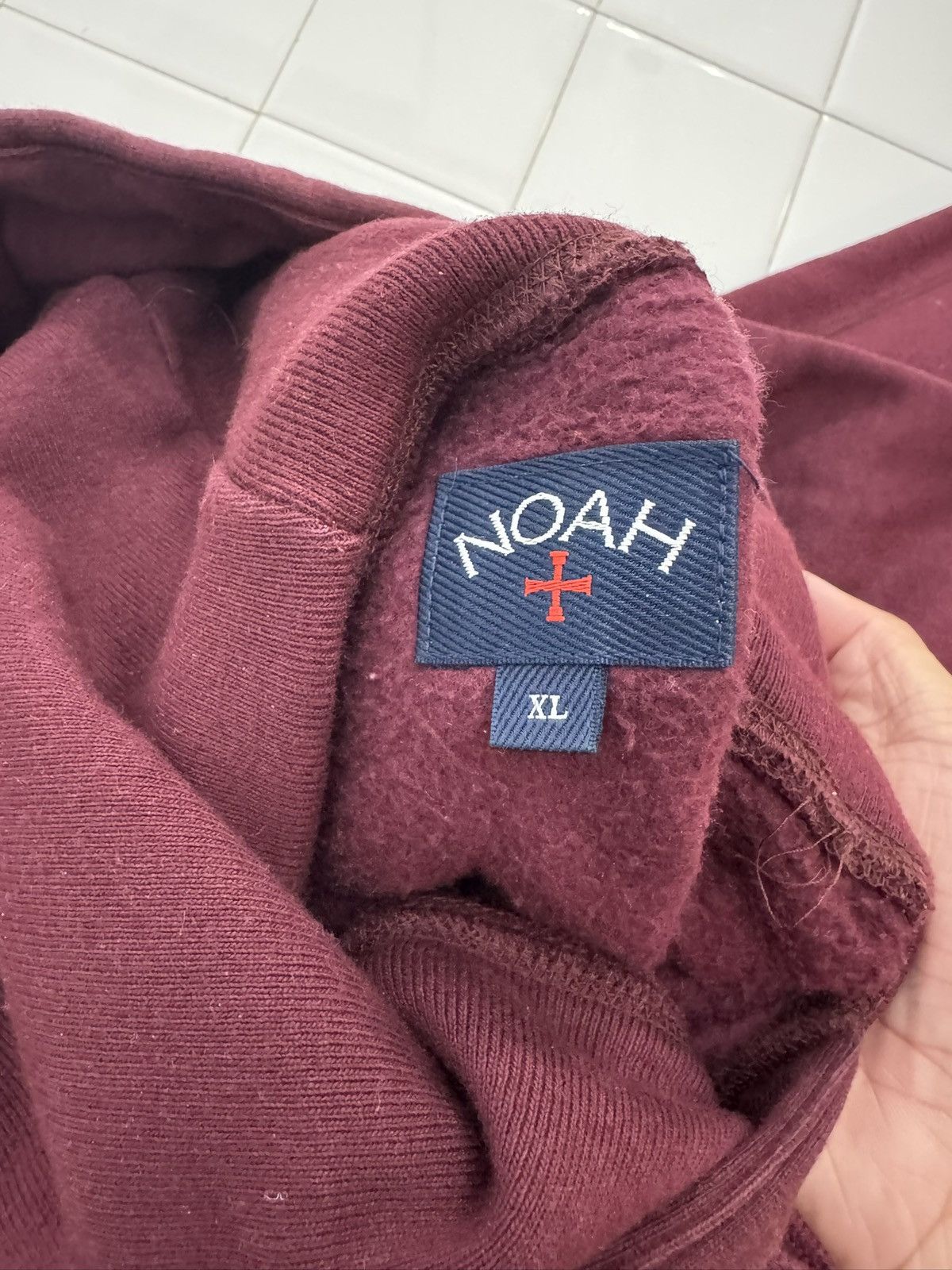 Noah Noah St. Michael Hoodie Maroon Size US XL / EU 56 / 4 - 3 Thumbnail