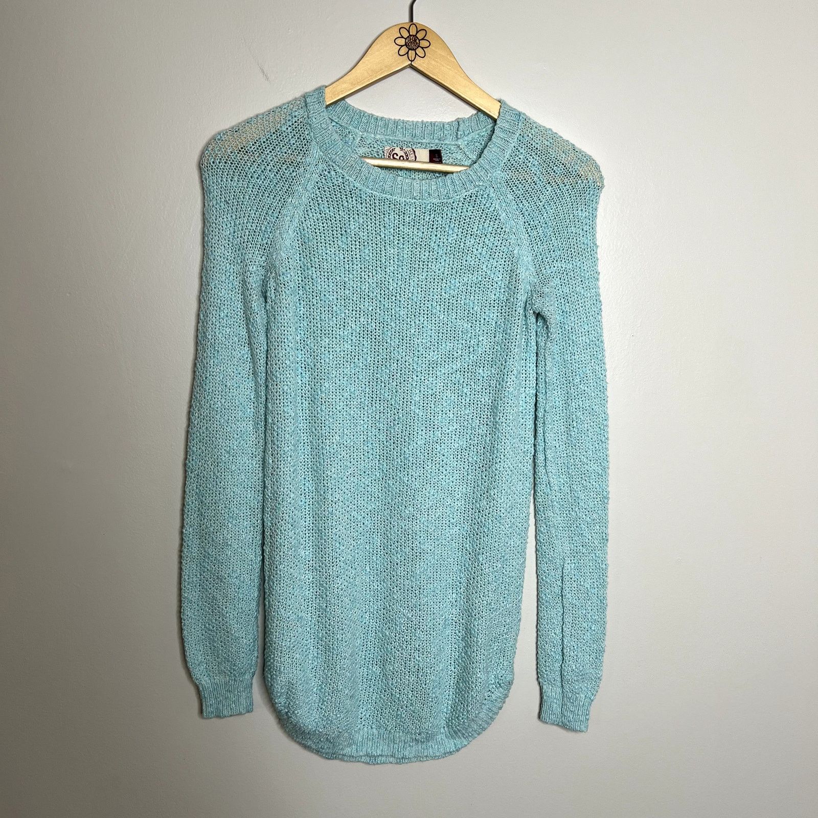 Other SO Blue Knit Crewneck Sweater Size S / US 4 / IT 40 - 4 Thumbnail