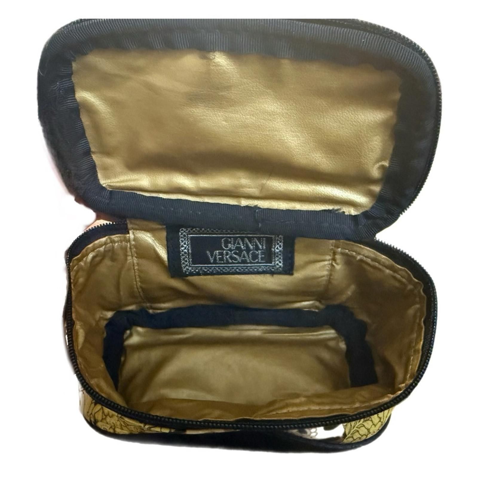 Versace Versace Yellow and Black Cosmetic Bag- EUC Size ONE SIZE - 6 Thumbnail