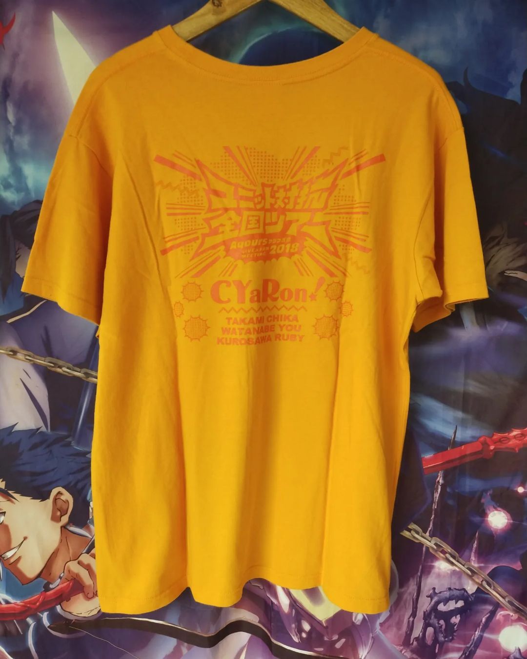 Anime × Japanese Brand Love Live! Cyaron Fan Meeting 2018 Anime Idol Tees Size US XL / EU 56 / 4 - 3 Thumbnail