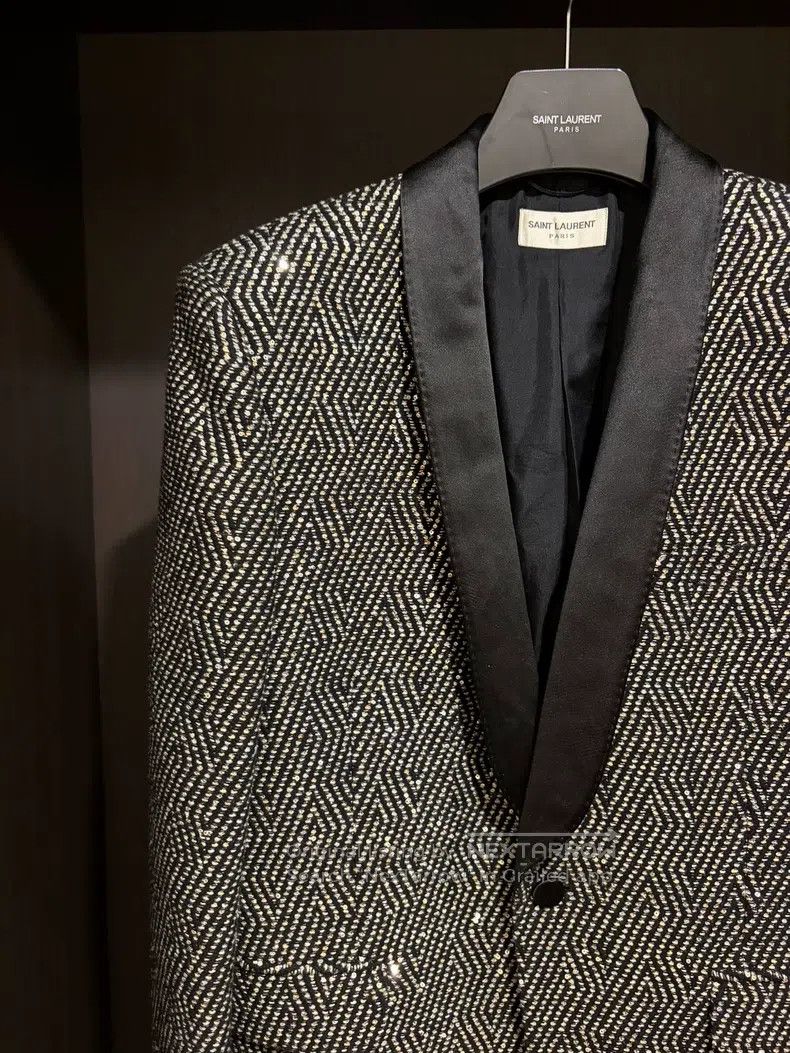 Saint Laurent Paris Saint Laurent Paris Studded Beaded Suit Size US M / EU 48-50 / 2 - 4 Thumbnail