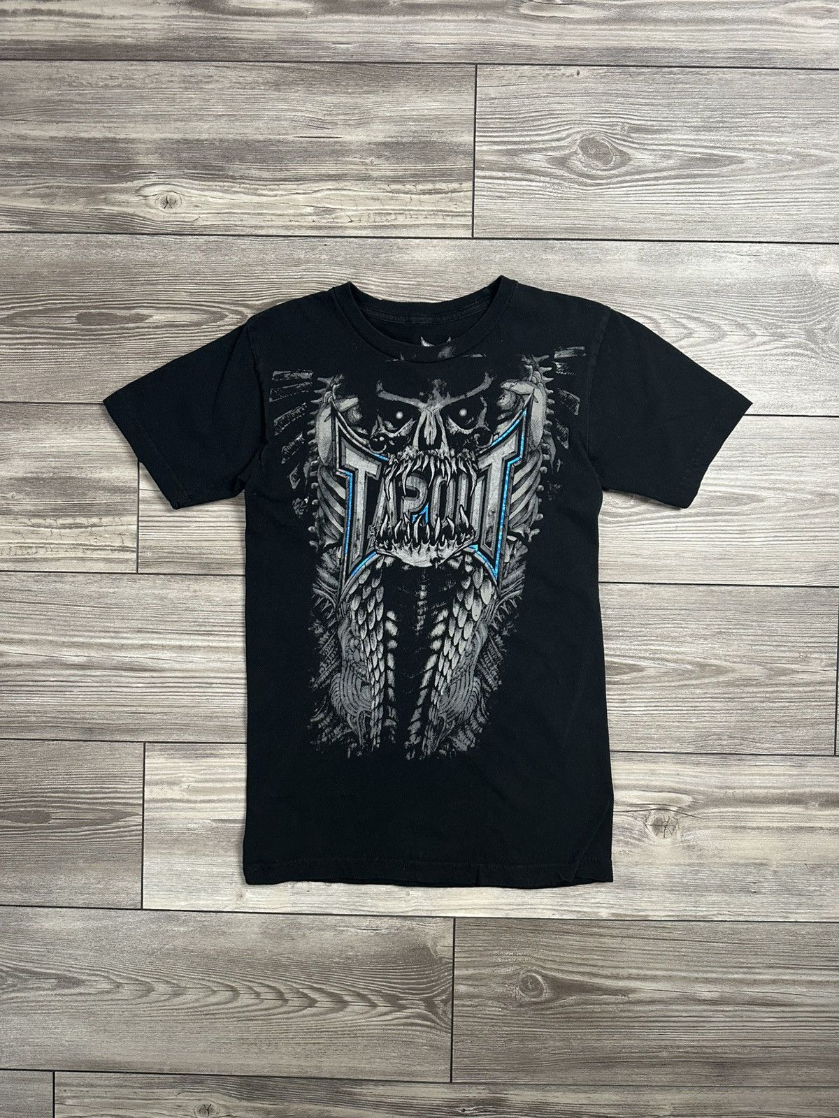 Affliction Crazy Y2K Tapout Grunge T Shirt Size US S / EU 44-46 / 1 - 1 Thumbnail