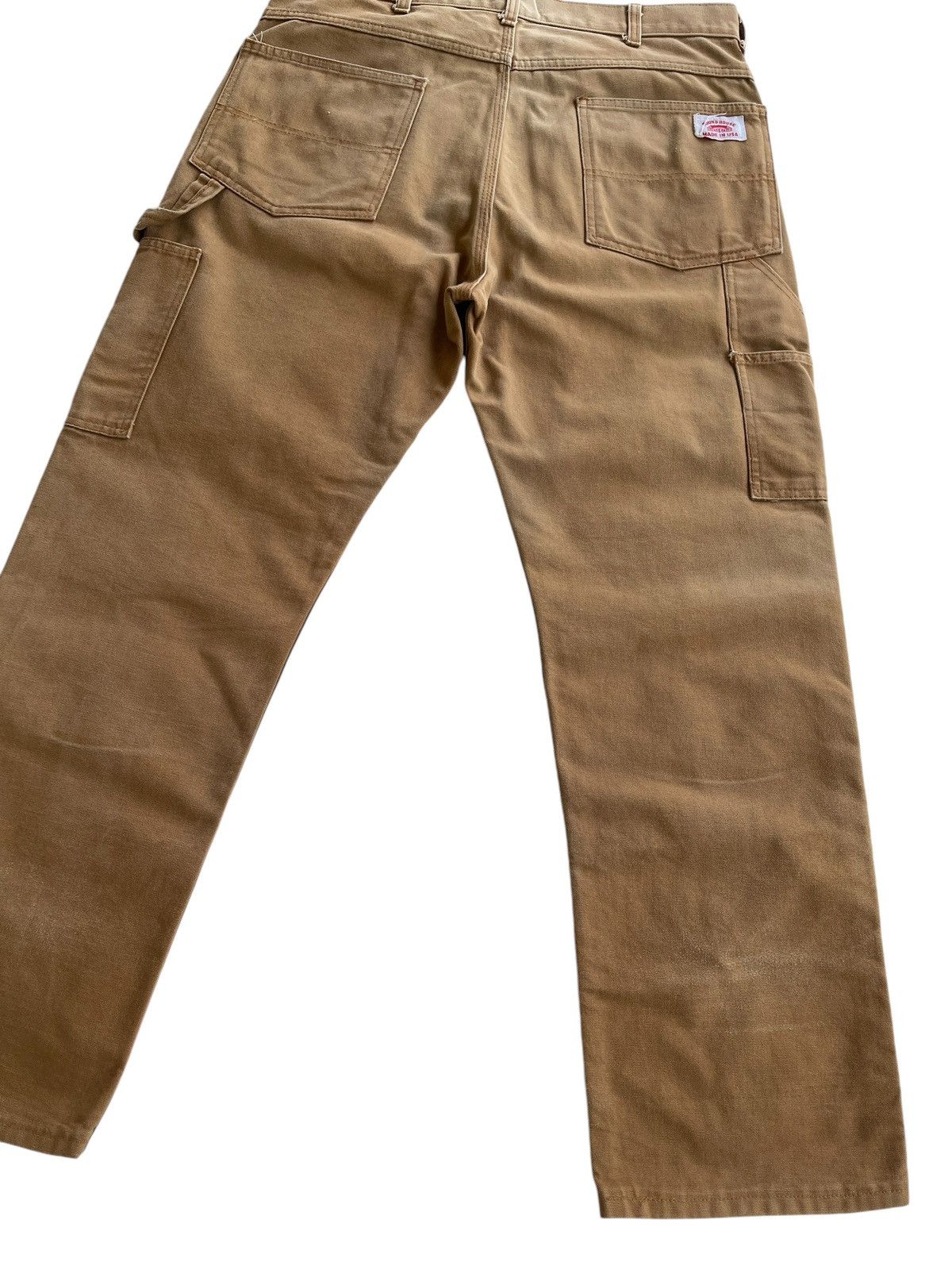 Vintage LOT 2202 Round House Double Knee Carpenter Work Pants Size US 34 / EU 50 - 11 Thumbnail
