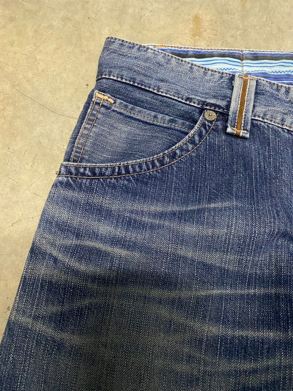 If Six Was Nine 💥BEST OFFER 💥EDWIN XV EXCLUSIVE VINTAGE DISTRESSED DENIM Size US 31 - 14 Thumbnail