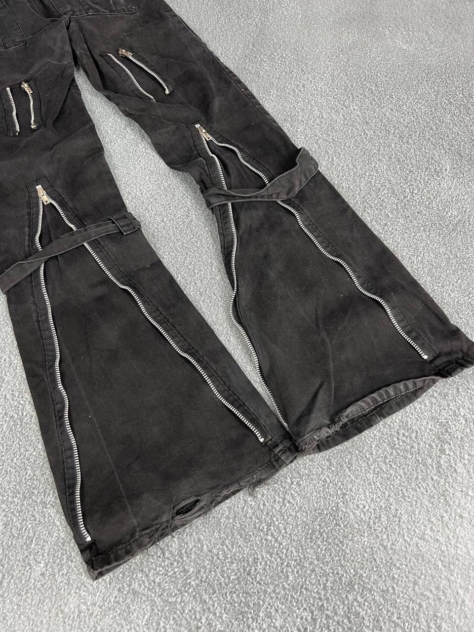 Tripp NYC tripp nyc vintage flared gothic vibe multi zip womans pants Size 29" - 7 Thumbnail