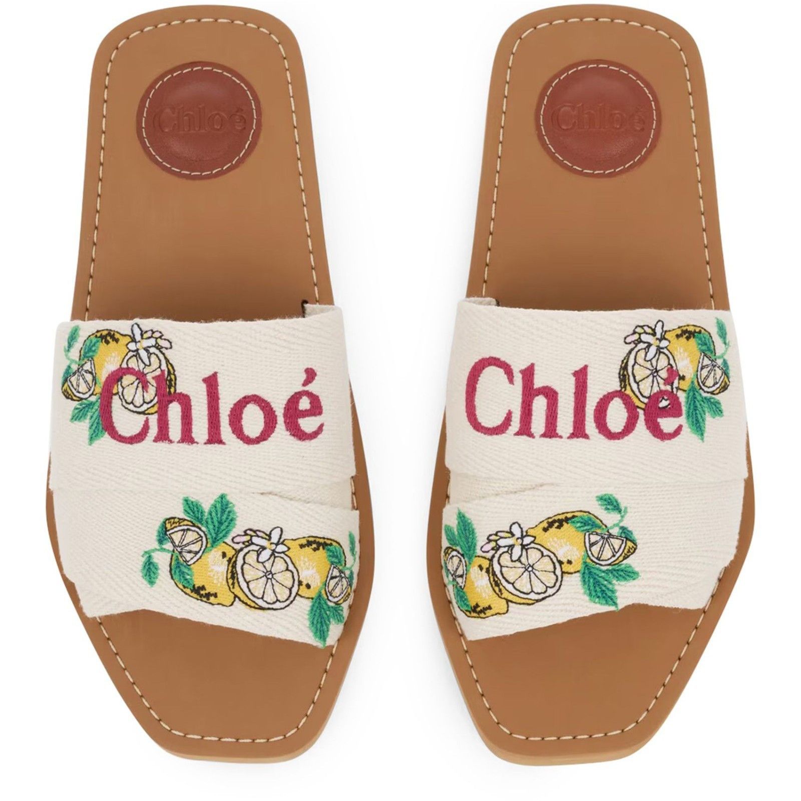 Chloe Chloe Citrus Yellow Mules New & Authentic (Euro Size:9;) Size US 9 / IT 39 - 4 Thumbnail