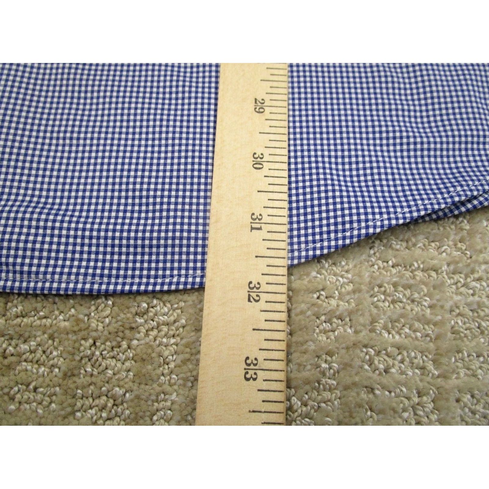 Mizzen+Main Mizzen+Main Shirt Men 2XL Blue Check Spinnaker Long Sleeve Button Up Stretch Size US XXL / EU 58 / 5 - 6 Thumbnail