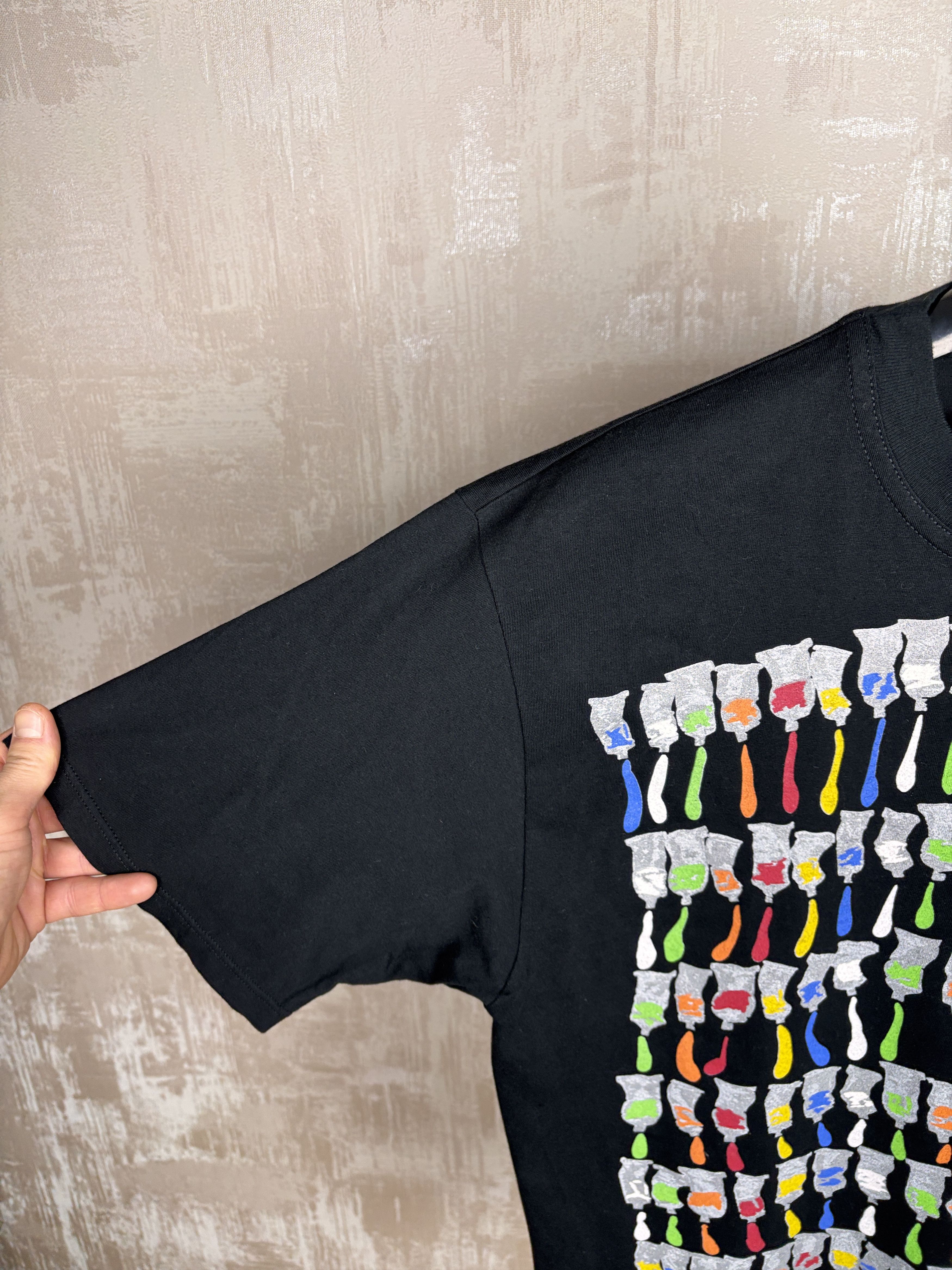 Vintage 90's Art Print Paint Tubes Arman ET Flammarion 4 T-shirt Size US XL / EU 56 / 4 - 7 Thumbnail