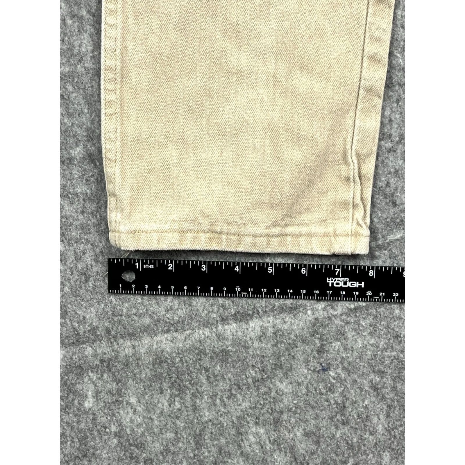Wrangler Wrangler Jeans Cowboy Cut Tan Cowboy Fit Straight Leg 27x32 Men Regular Denim Zip 5-Pocket Size US 27 - 4 Thumbnail