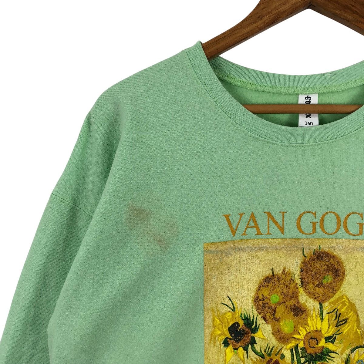 Vintage Vintage VINCENT VAN GOGH Flower Art Sweatshirt Size US L / EU 52-54 / 3 - 4 Thumbnail
