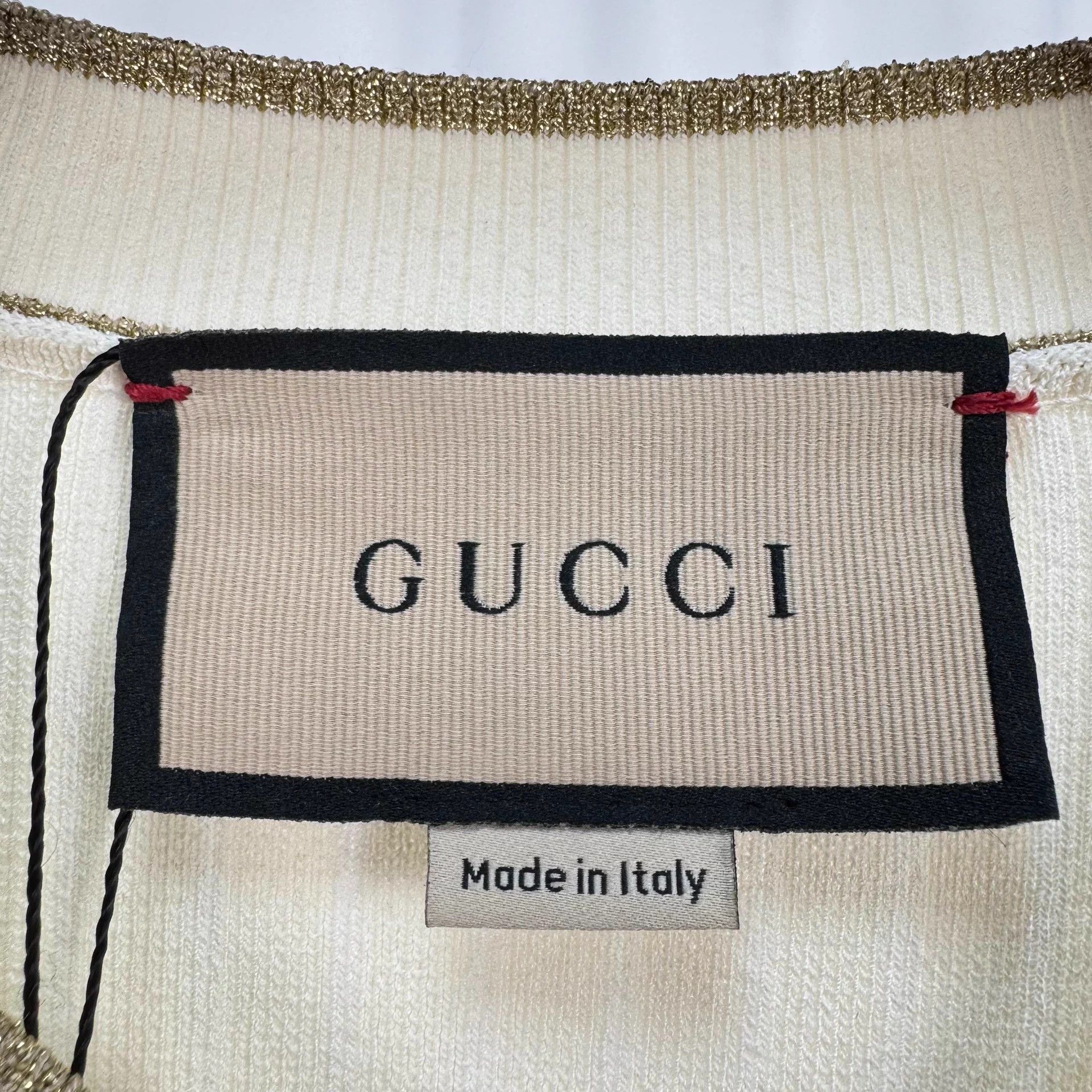Gucci Gucci GG gold thread knit XS dress Size XS / US 0-2 / IT 36-38 - 7 Thumbnail