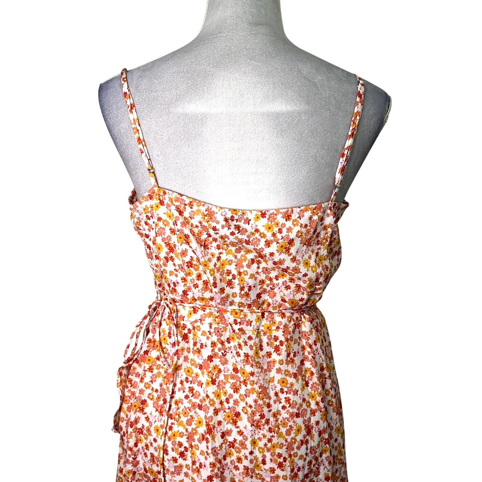 Other Vero Moda Mini Dress Adjustable Straps Ruffle Hem Floral L Size L / US 10 / IT 46 - 6 Thumbnail