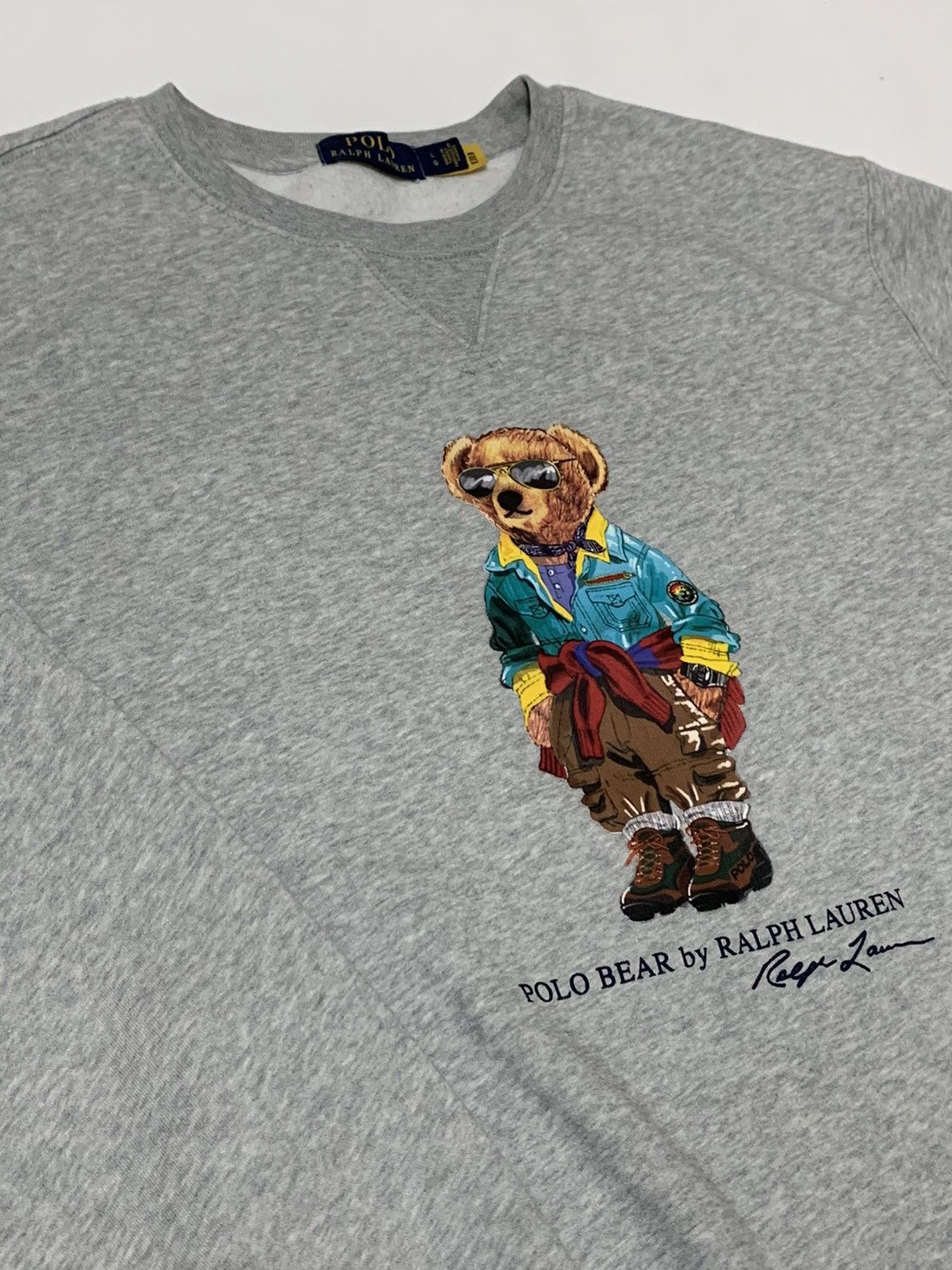 Polo Ralph Lauren × Vintage Polo Ralph Lauren Polo Bear Sweater Size US L / EU 52-54 / 3 - 1 Thumbnail