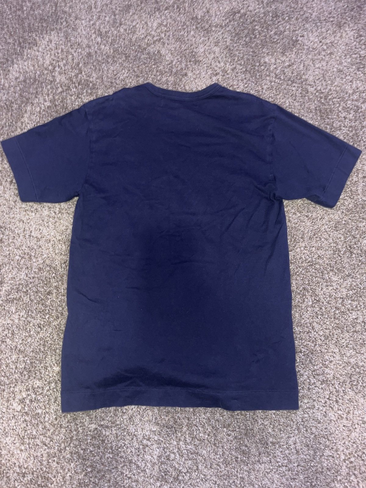 Comme des Garcons COMME DES GARCONS PLAY MULTI HEART T-SHIRT - NAVY Size US S / EU 44-46 / 1 - 3 Thumbnail