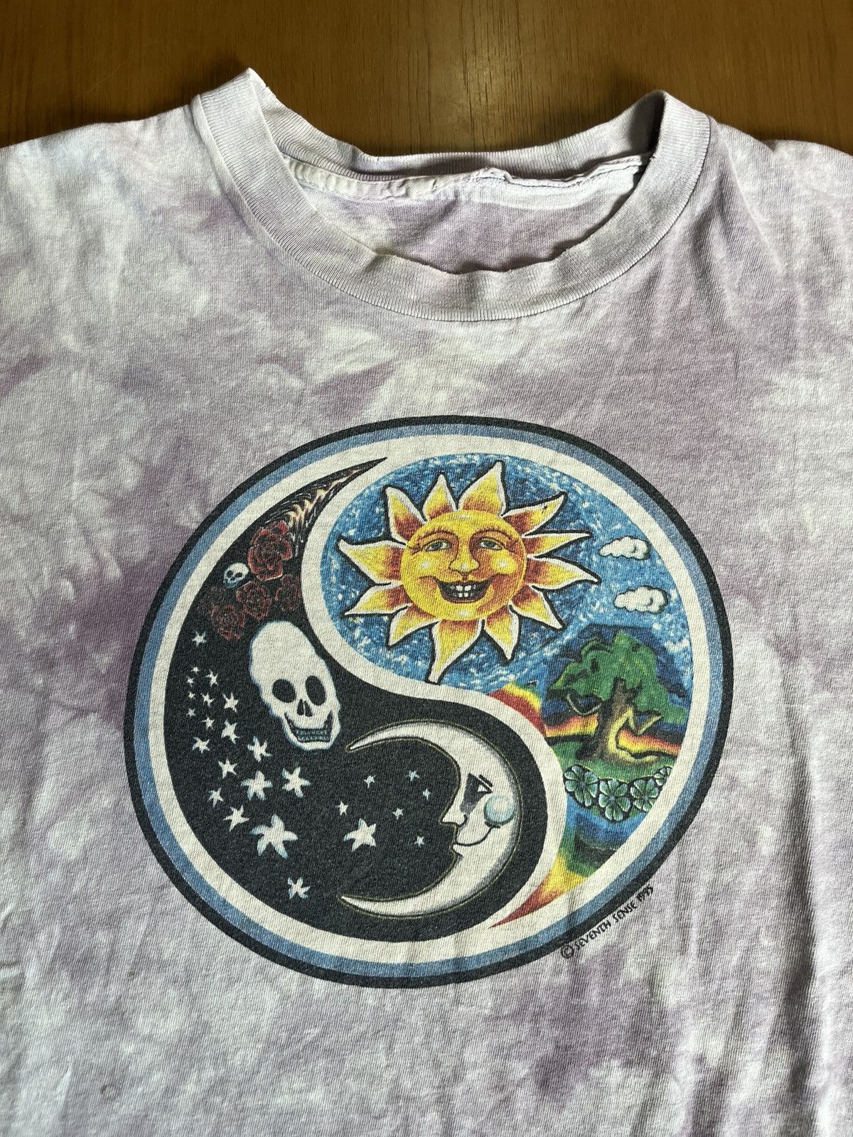 Arts & Science Vintage Sun & Moon Yin-Yang Art Design 95’s Seventh Sense Size US XL / EU 56 / 4 - 5 Thumbnail