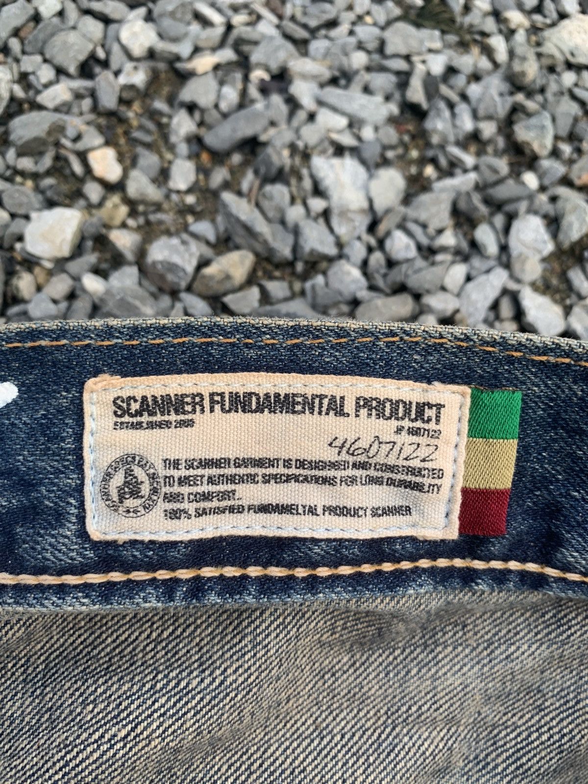 Kapital SCANNER FUNDAMENTAL CLAWMARK SELVEDGE JAPANESE RUSTY DENIM Size US 32 / EU 48 - 16 Thumbnail