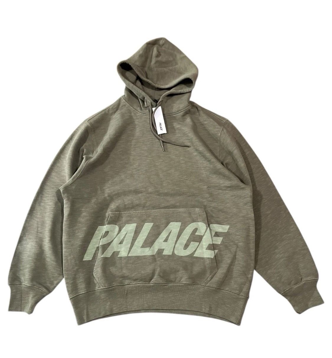 Palace Palace Jacquard Fleece Hooded Jacket Tan/Brown XL