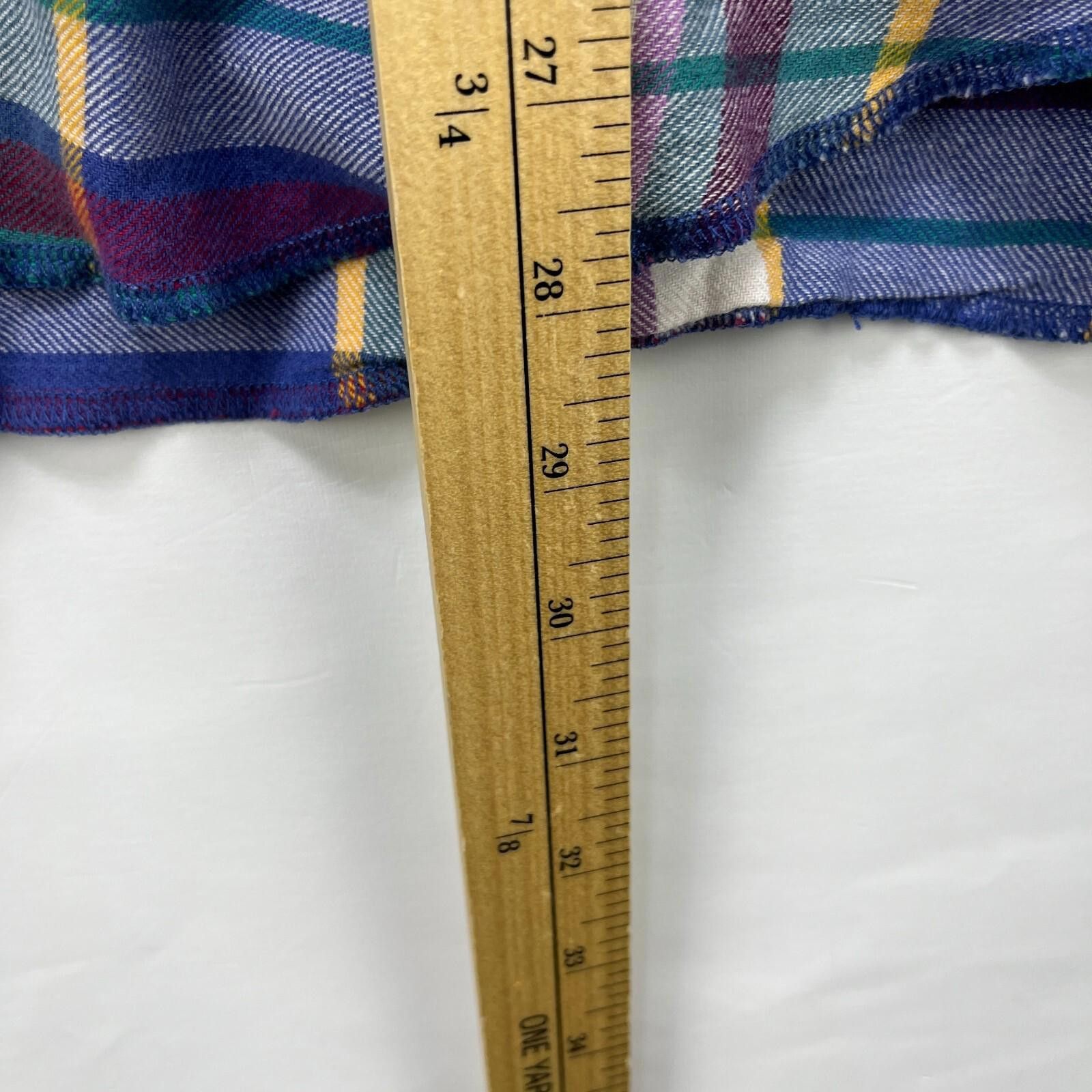 Wrangler Vintage 90s Wrangler Plaid Snap Button Up Shirt XL Pearl Size US XL / EU 56 / 4 - 8 Thumbnail