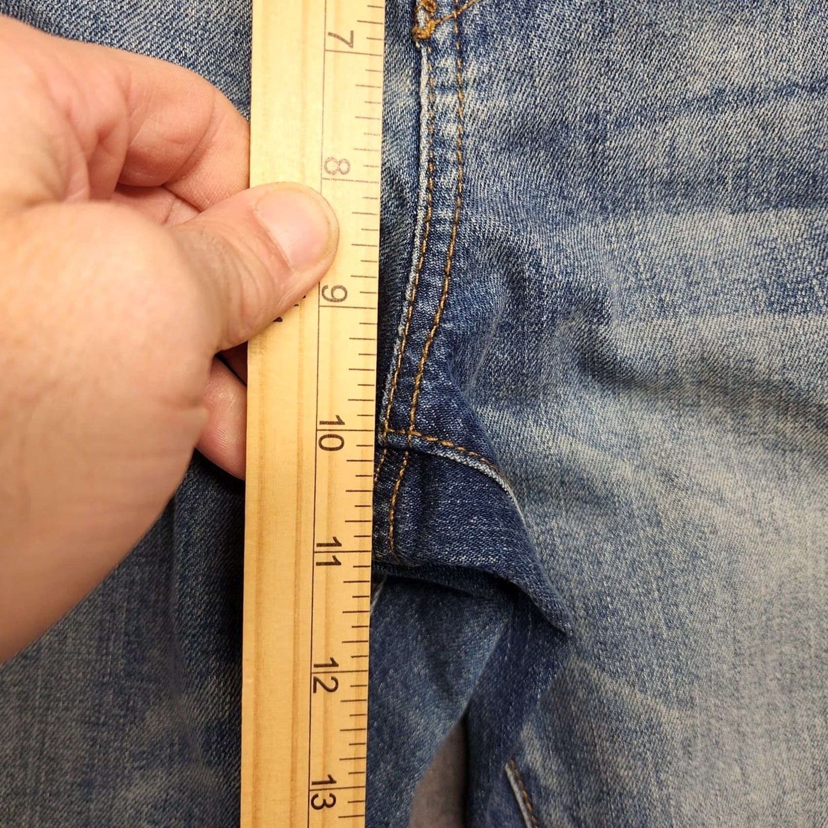 Gap VINTAGE Gap Denim Jeans Womens 32 Regular Best Girlfriend Distressed Tapered Stretch NEW Size 24" / US 00 / IT 34 - 7 Thumbnail