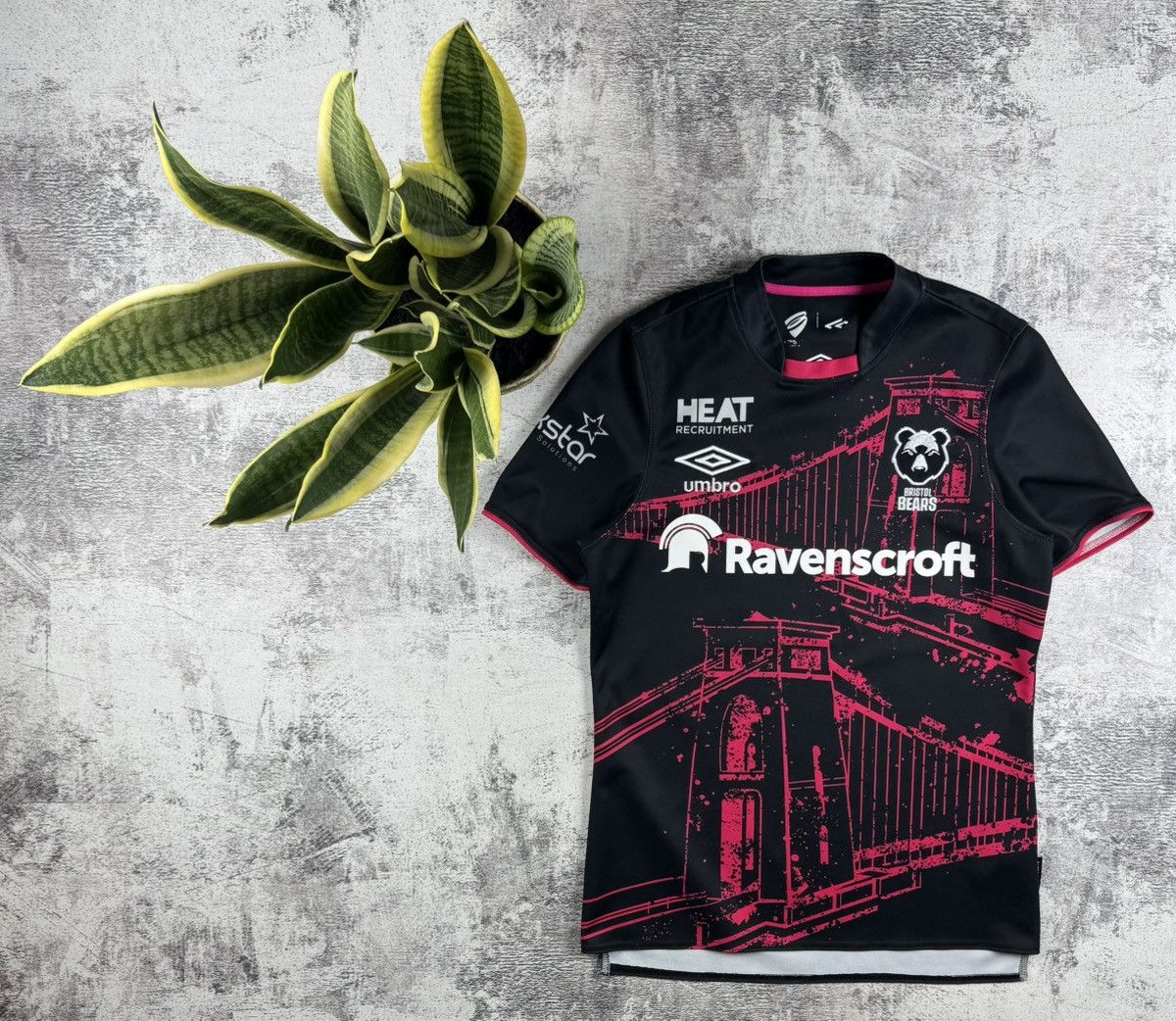 Umbro Bristol Bears 2020 2021 Men’s Small Size European Union Rugby T Shirt Jersey Top Size US S / EU 44-46 / 1 - 1 Thumbnail