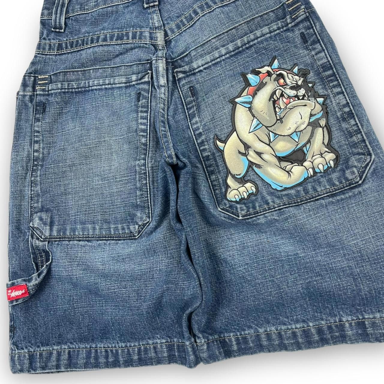 JNCO JNCO Men's Blue Shorts Size US 26 / EU 42 - 2 Thumbnail