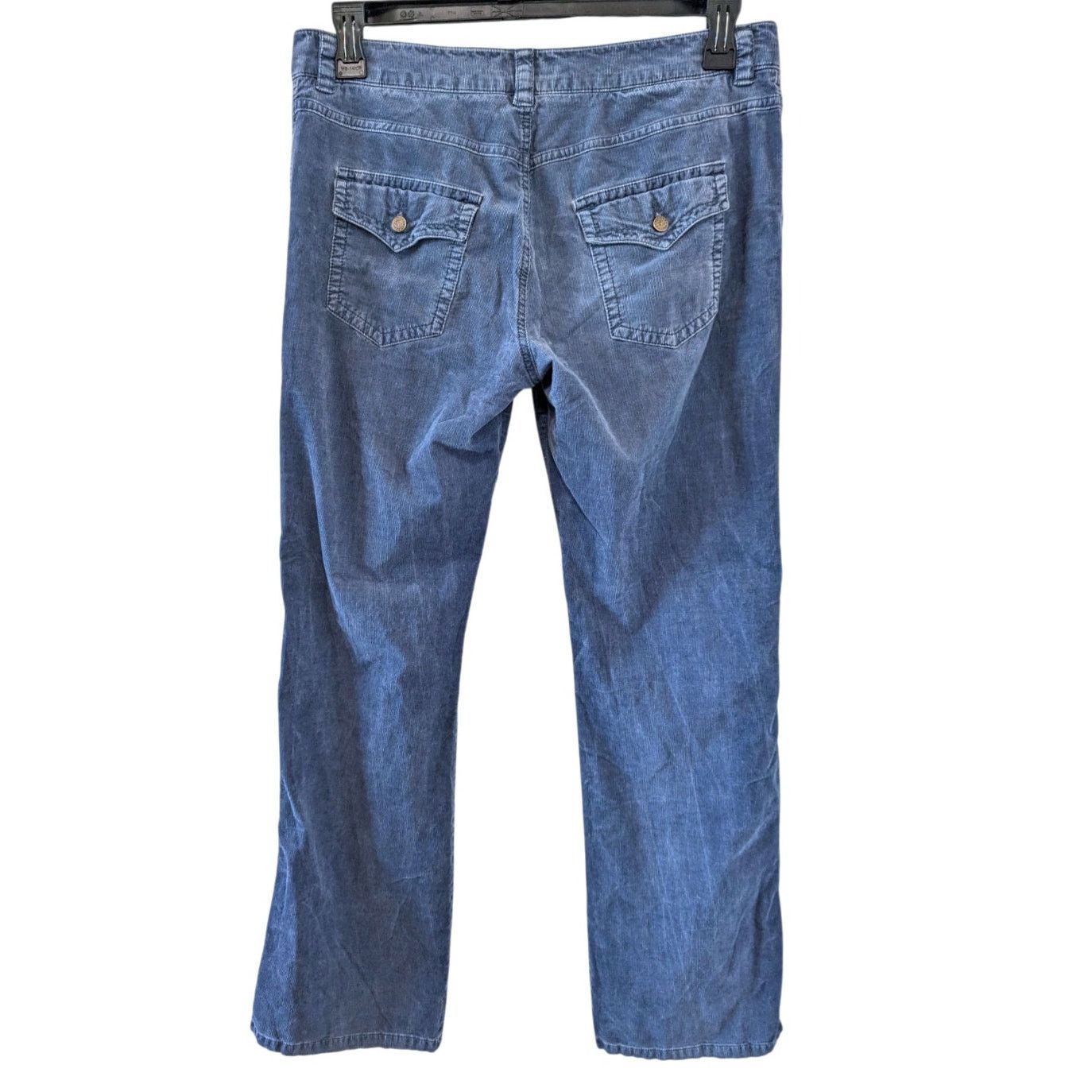 Jigsaw Jigsaw Storm Blue Corduroy Boot Cut Pants Size 14 Size 36" / US 14 / IT 50 - 3 Thumbnail