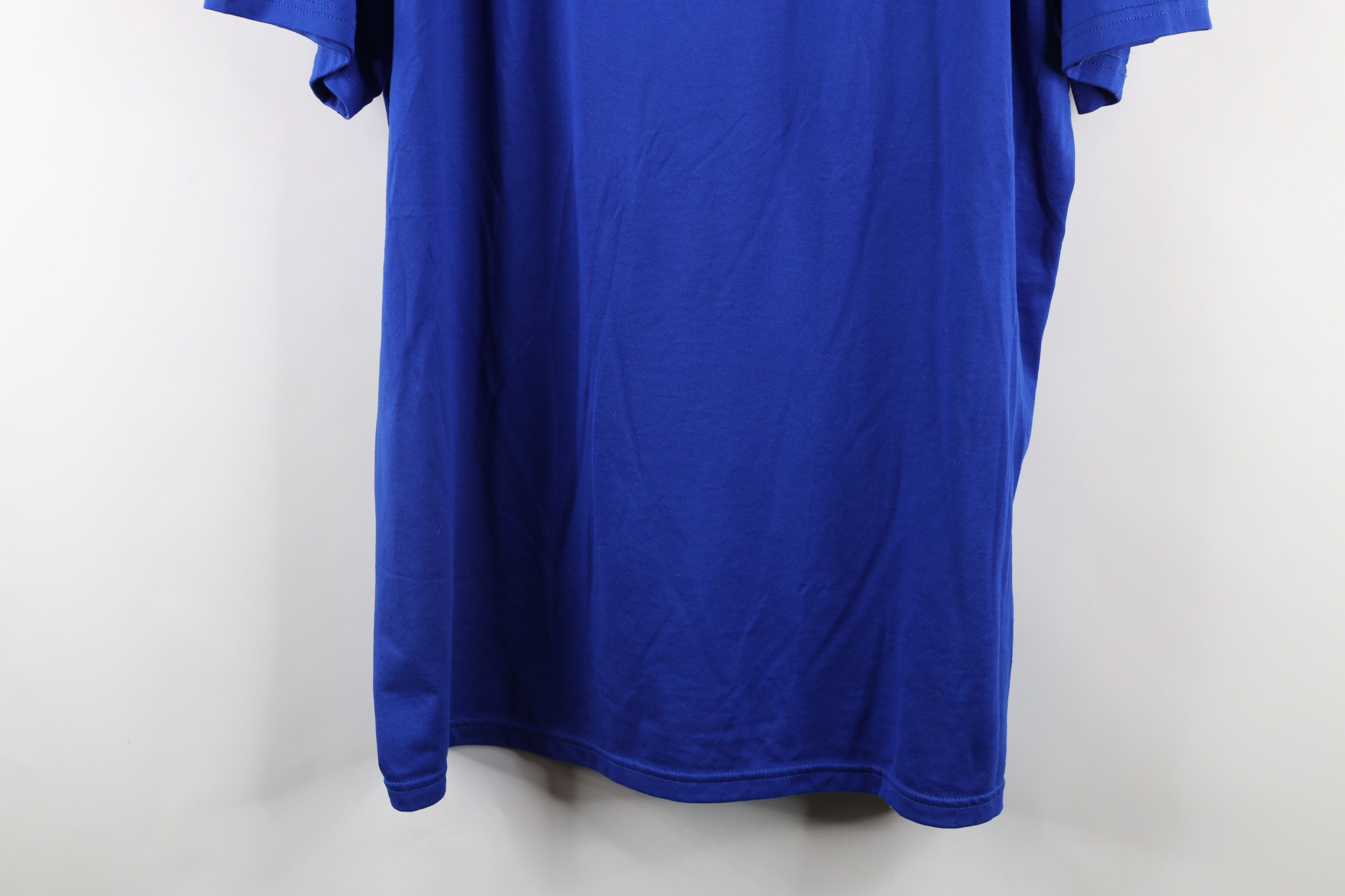 Under Armour × Vintage Under Armour Out HeatGear Pepsi Co Short Sleeve T-Shirt Blue Size US XL / EU 56 / 4 - 3 Thumbnail