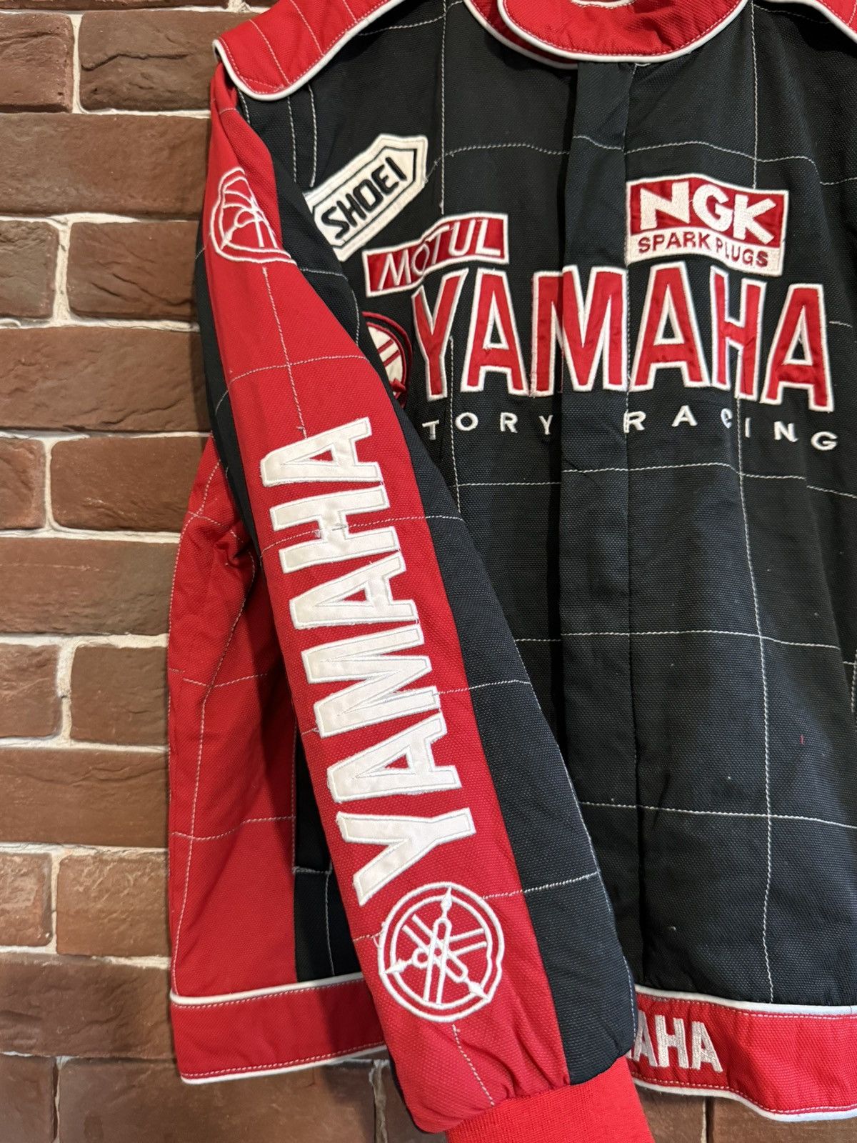 Vintage Vintage Yamaha Racing Bomber Jacket Hype Streetwear Black M Size US M / EU 48-50 / 2 - 13 Thumbnail