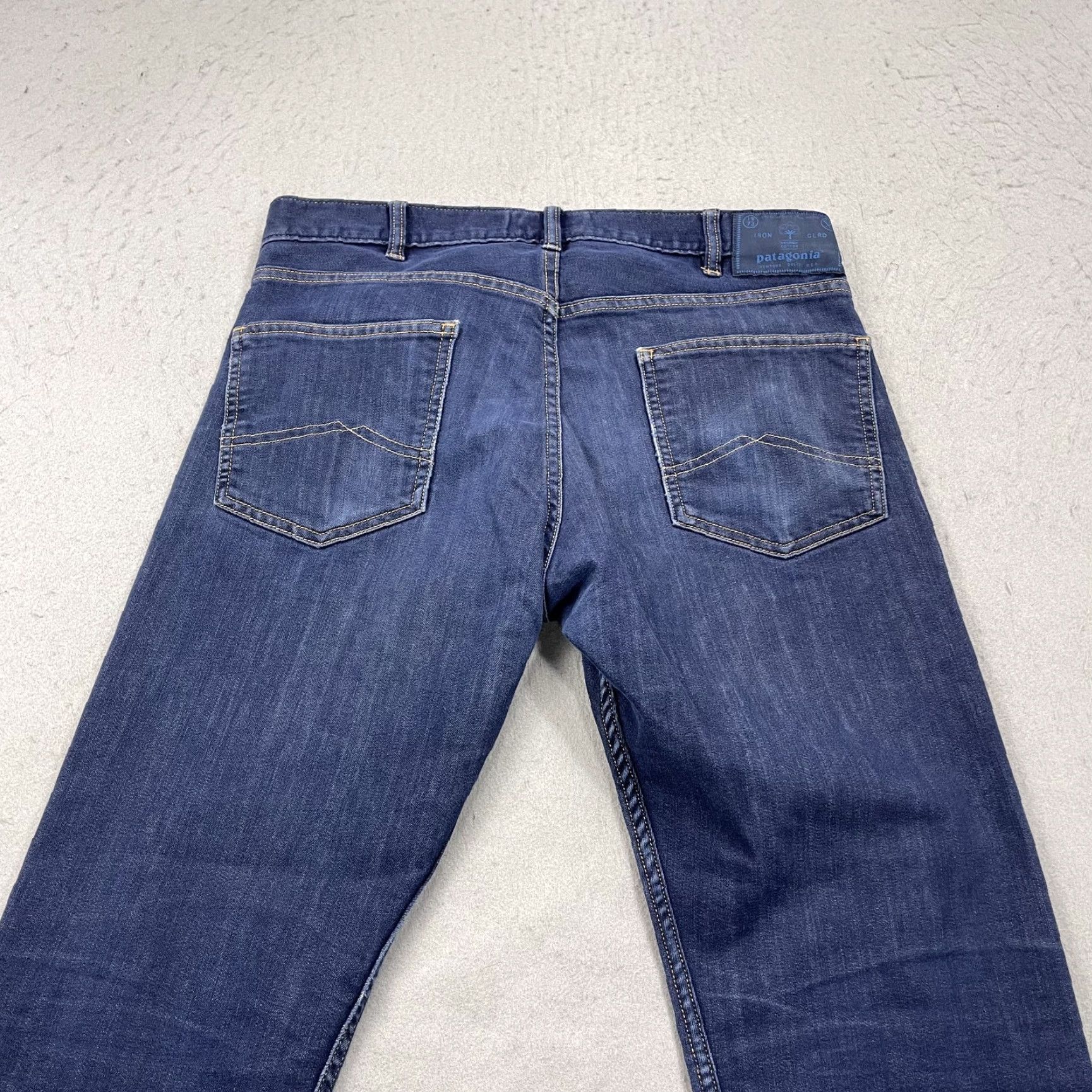 Patagonia Patagonia Iron Clad Jeans Mens 32x32 Blue Straight Fit Stretch Denim Size US 32 / EU 48 - 7 Thumbnail