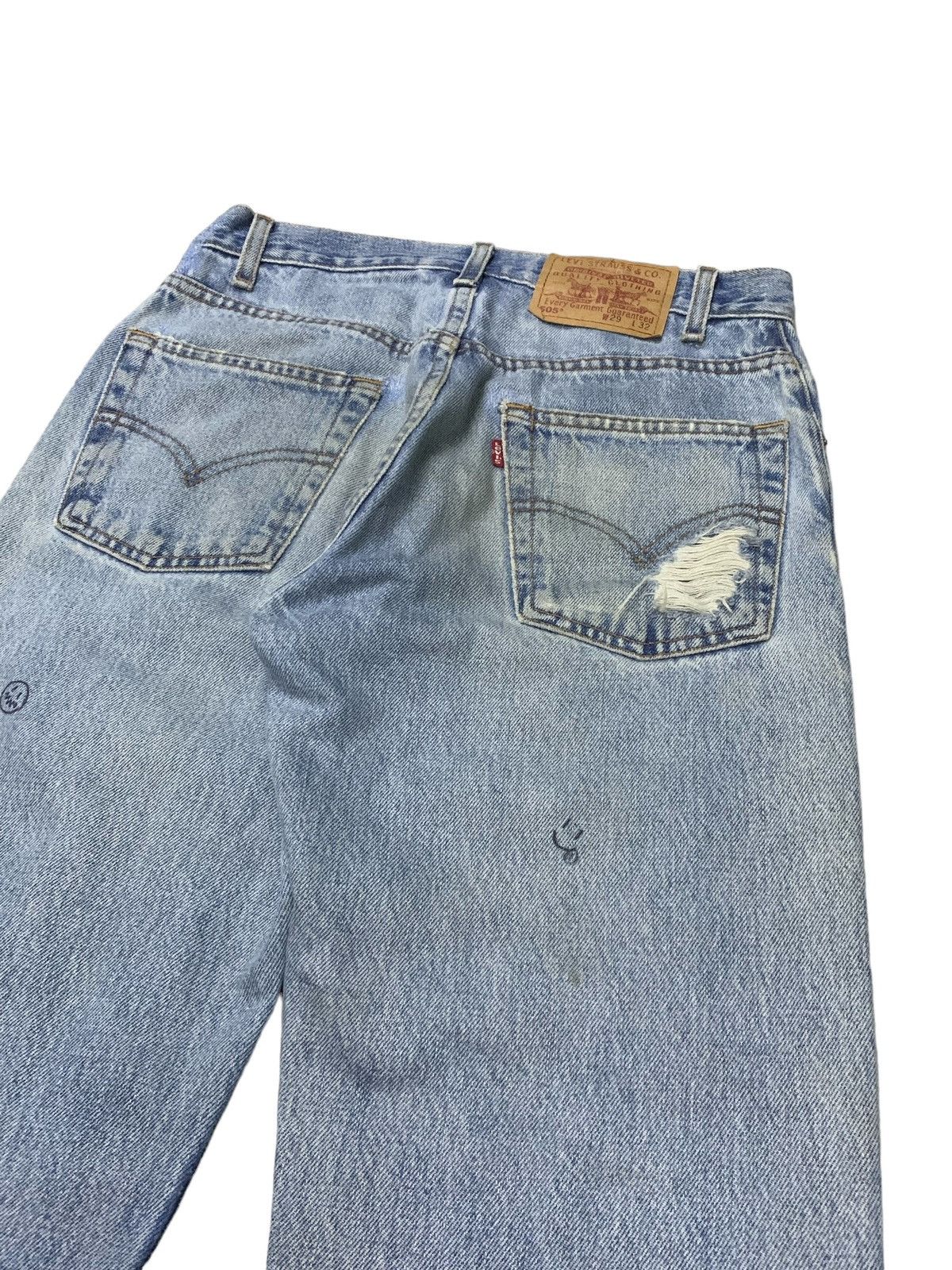 Hysteric Glamour × Levi's Vintage Levis 505 Distressed Camo Patch Inside Jeans Size US 29 - 12 Thumbnail