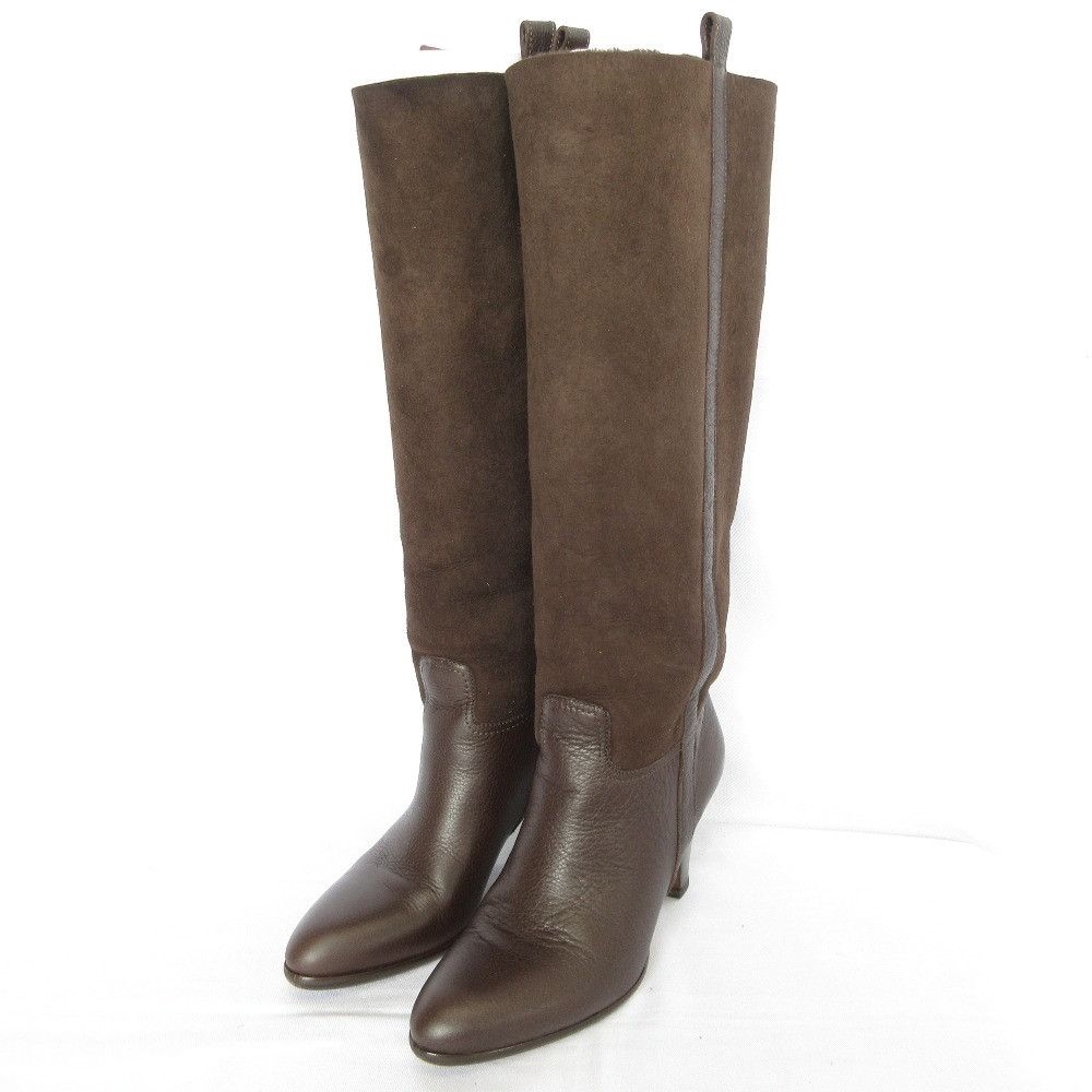 Other Other Pellico Shearling Long Boots Leather Shoes DUTY FREE for USA Size ONE SIZE - 1 Thumbnail