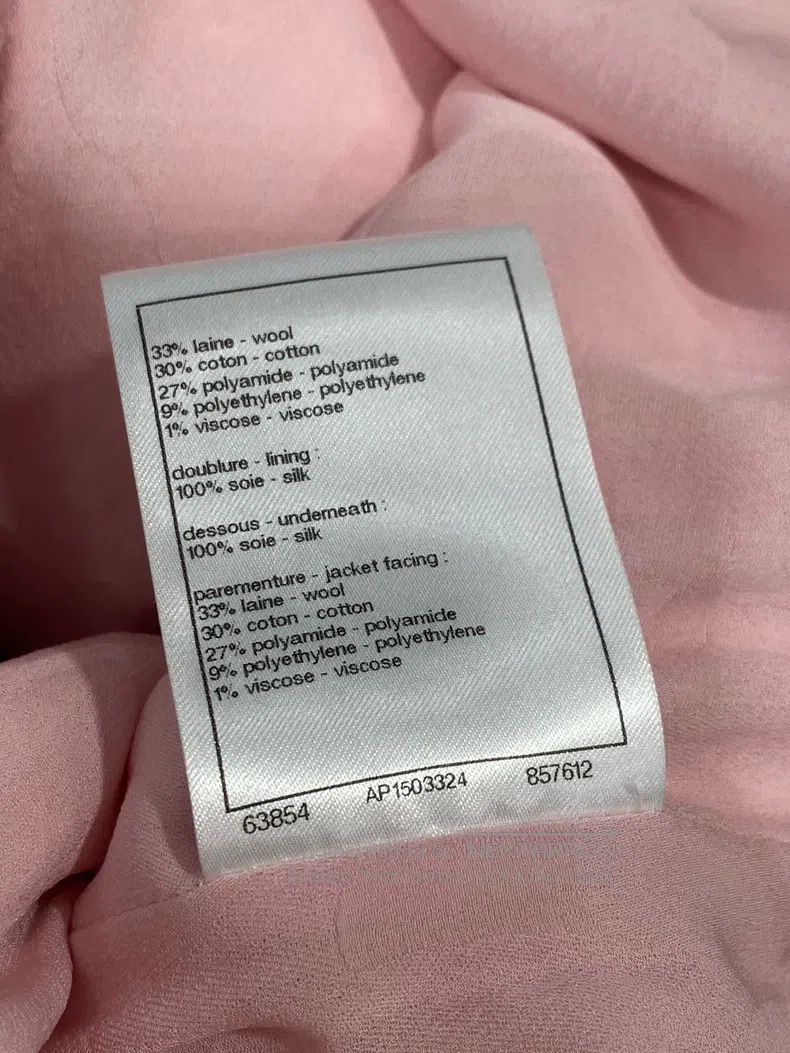 Chanel Chanel 23k pink glazed button jacket Size XS / US 0-2 / IT 36-38 - 6 Thumbnail