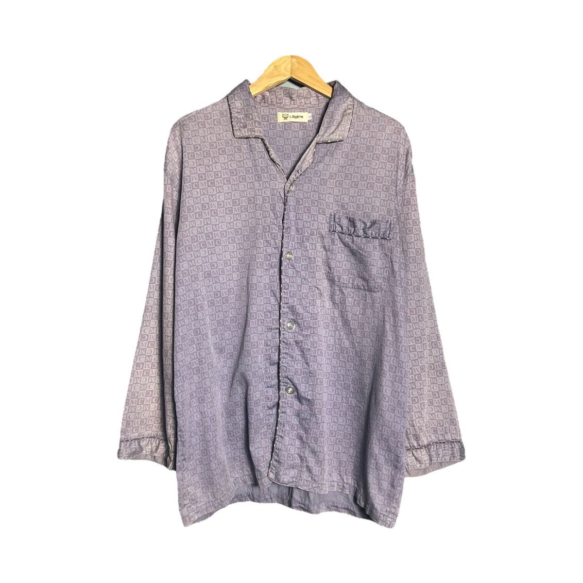 MCM × Vintage Vintage MCM Monogram Button Up Shirt/Pajamas Size US L / EU 52-54 / 3 - 1 Thumbnail