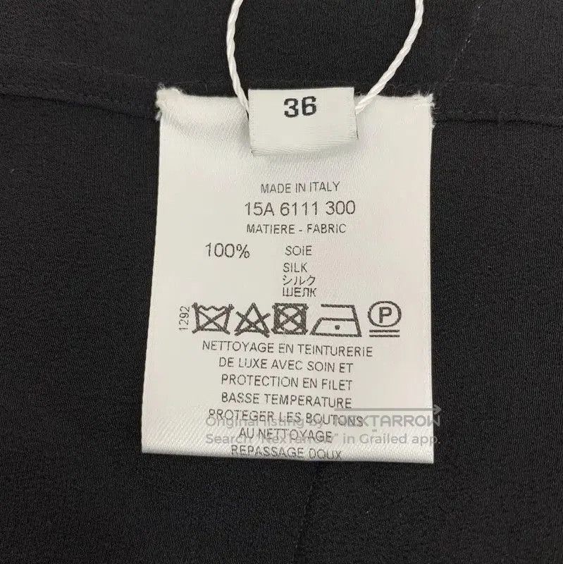 Givenchy Givenchy Black Silk Women's Shirt . Size XS / US 0-2 / IT 36-38 - 6 Thumbnail